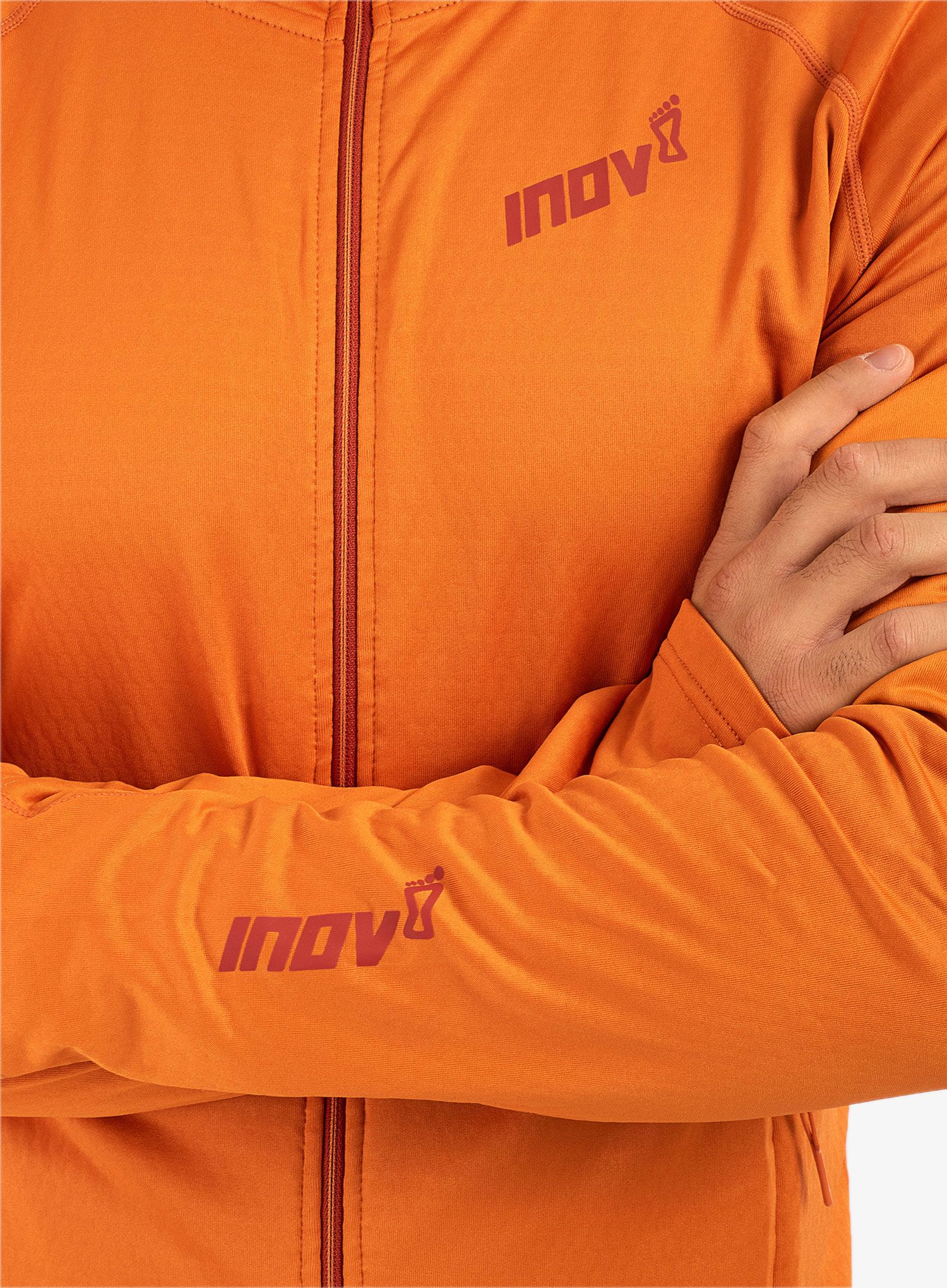 Flis Inov-8 Venturelite Mid Hoodie FZ - orange