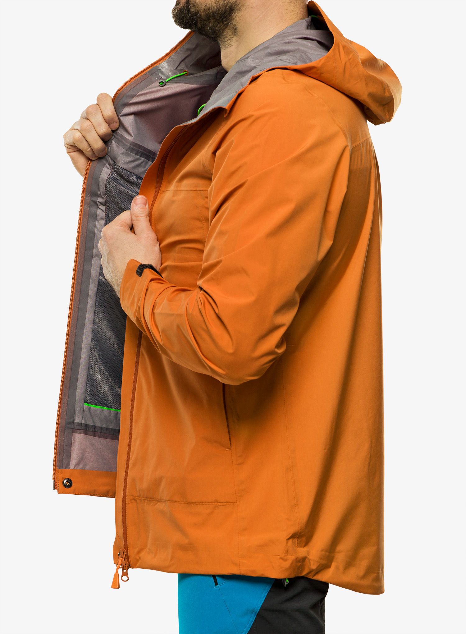 Nepremočljiva jakna Inov-8 Venturelite Jacket FZ - orange