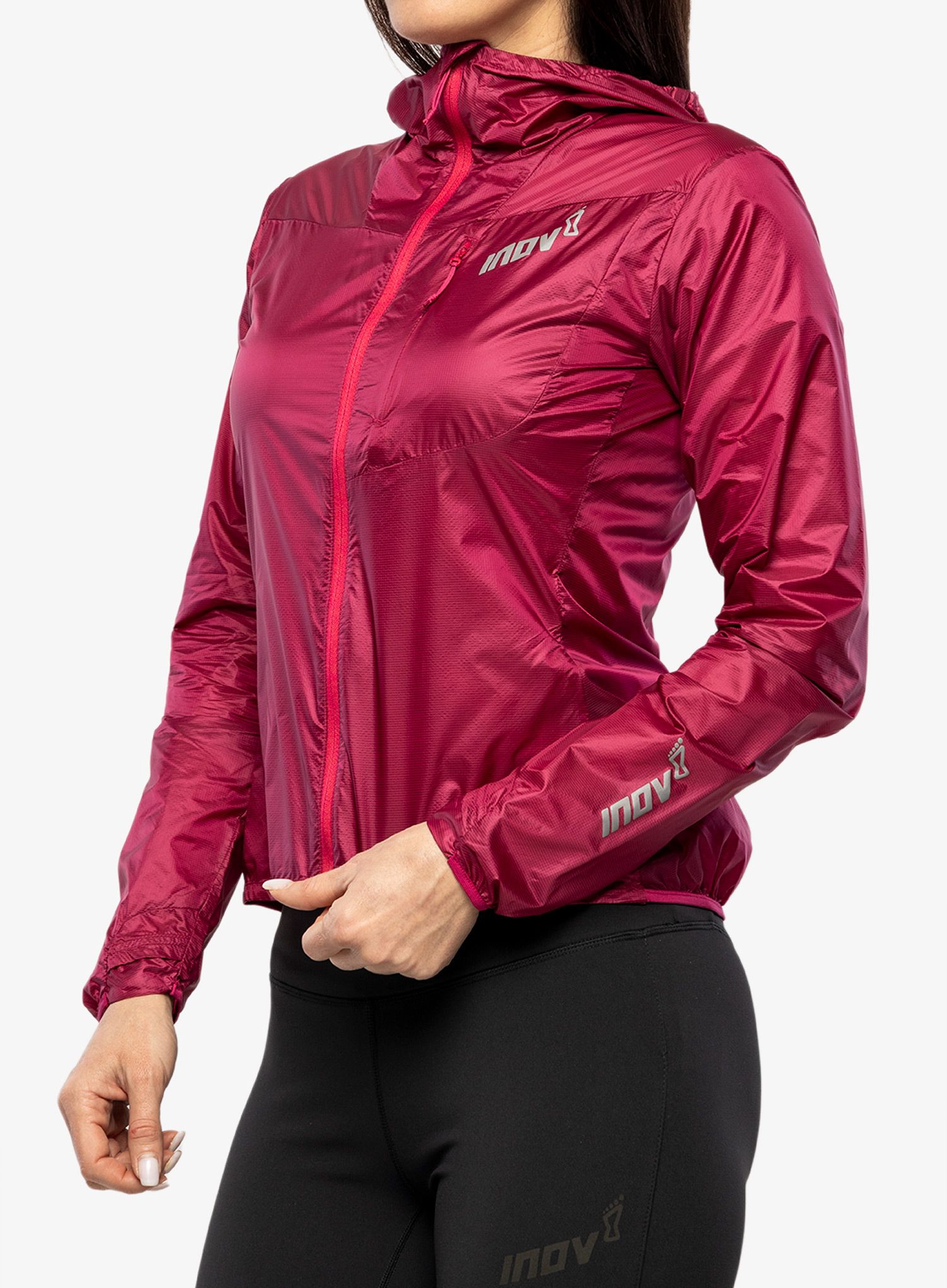 Ženska vetrovka Inov-8 Windshell FZ - pink