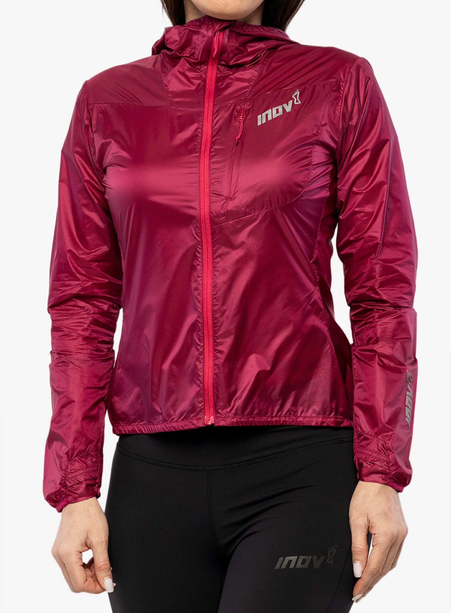 Ženska vetrovka Inov-8 Windshell FZ - pink