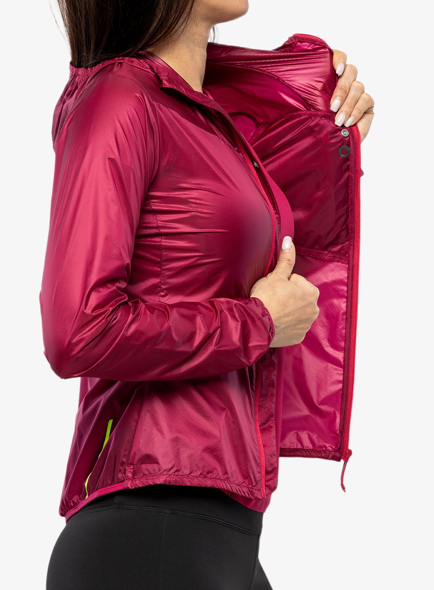 Ženska vetrovka Inov-8 Windshell FZ - pink
