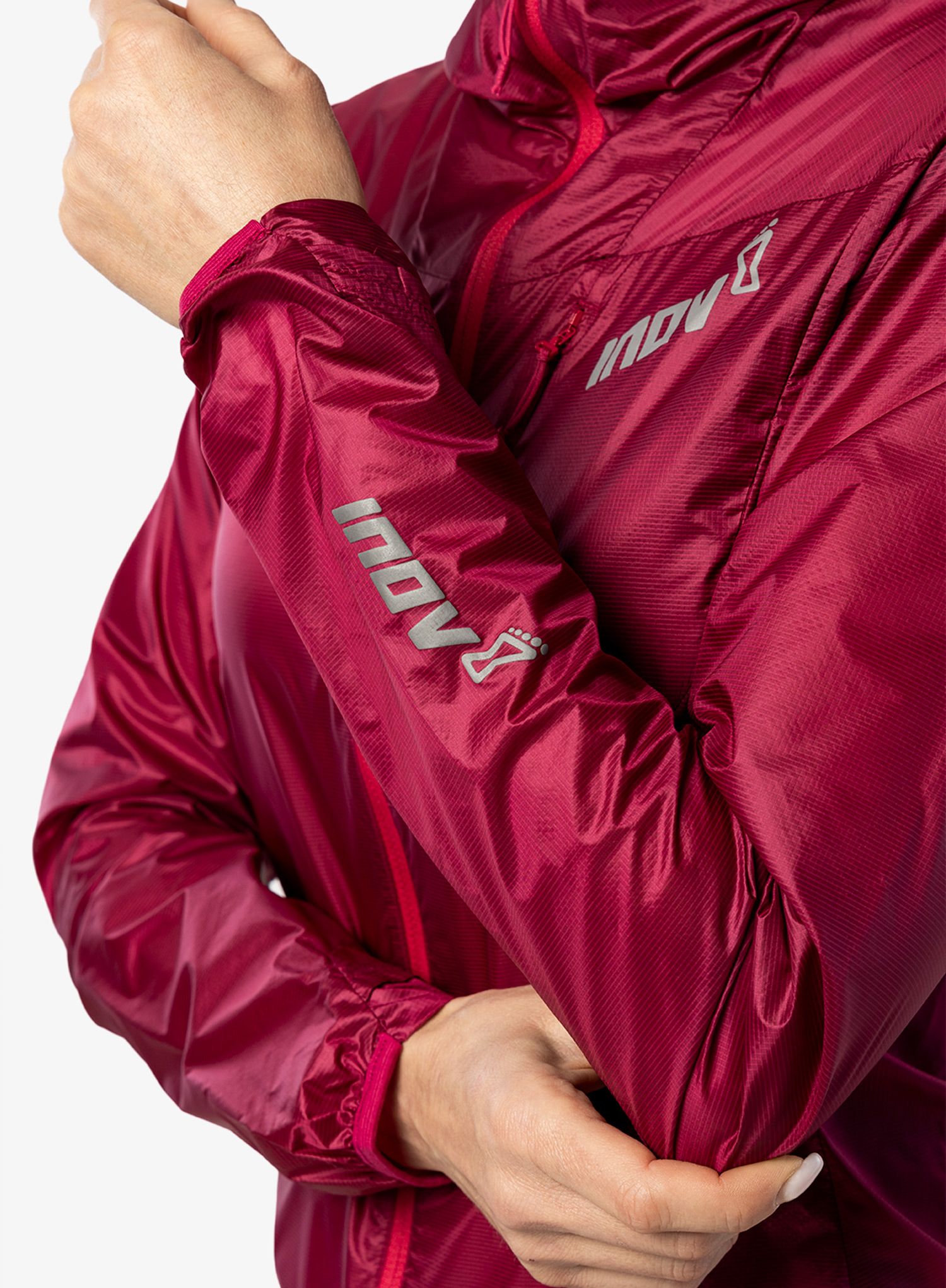 Ženska vetrovka Inov-8 Windshell FZ - pink