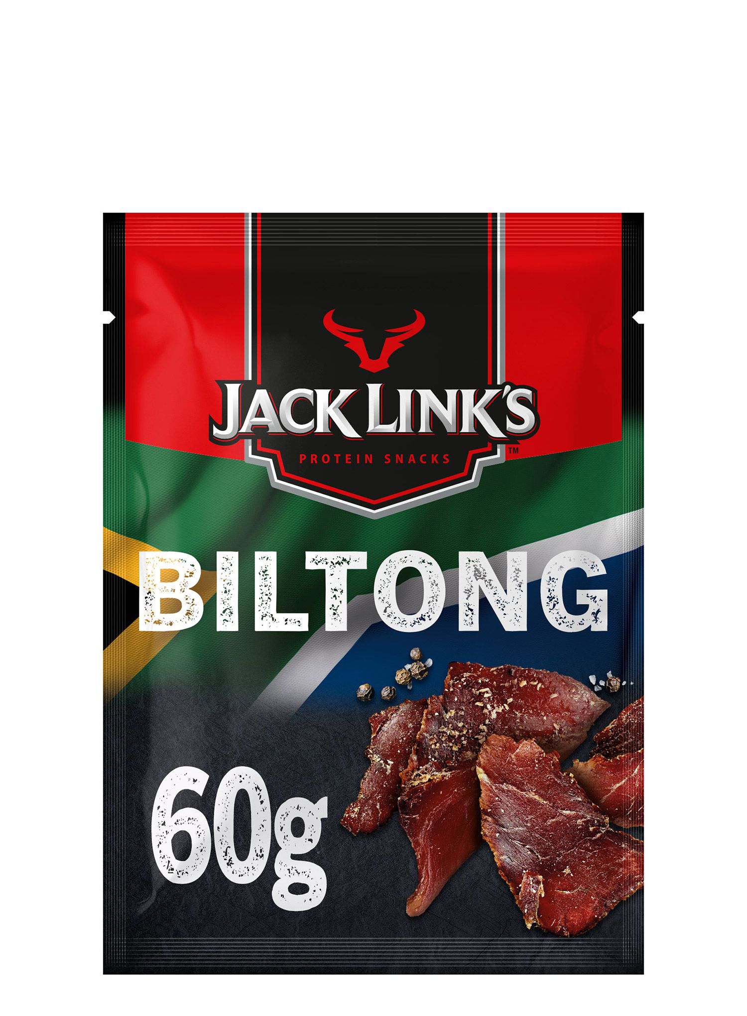 Komplet Jack Link's 4-Pack Beef Jerky 3 x 60 g + Biltong 1 x 60 g