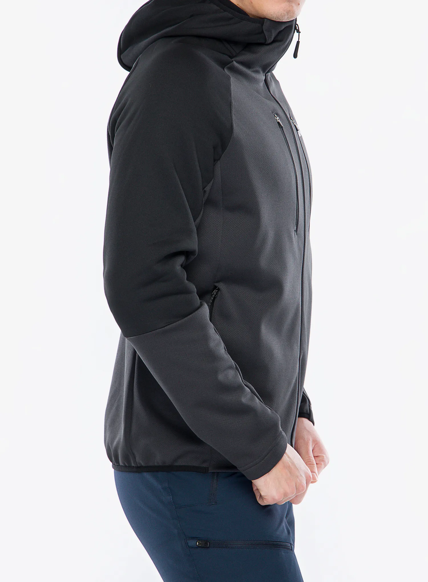 Flis Jack Wolfskin Alpgrat XT Jacket - phantom