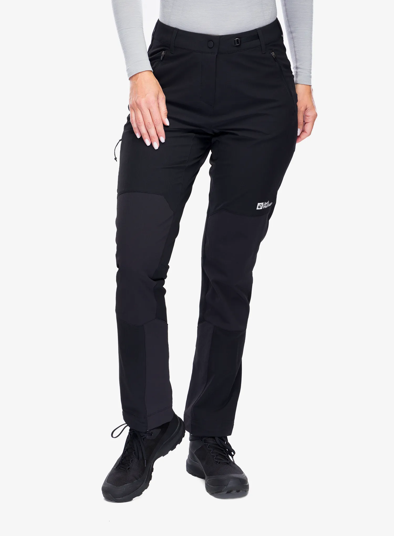Ženske treking hlače Jack Wolfskin Andur Pants - black
