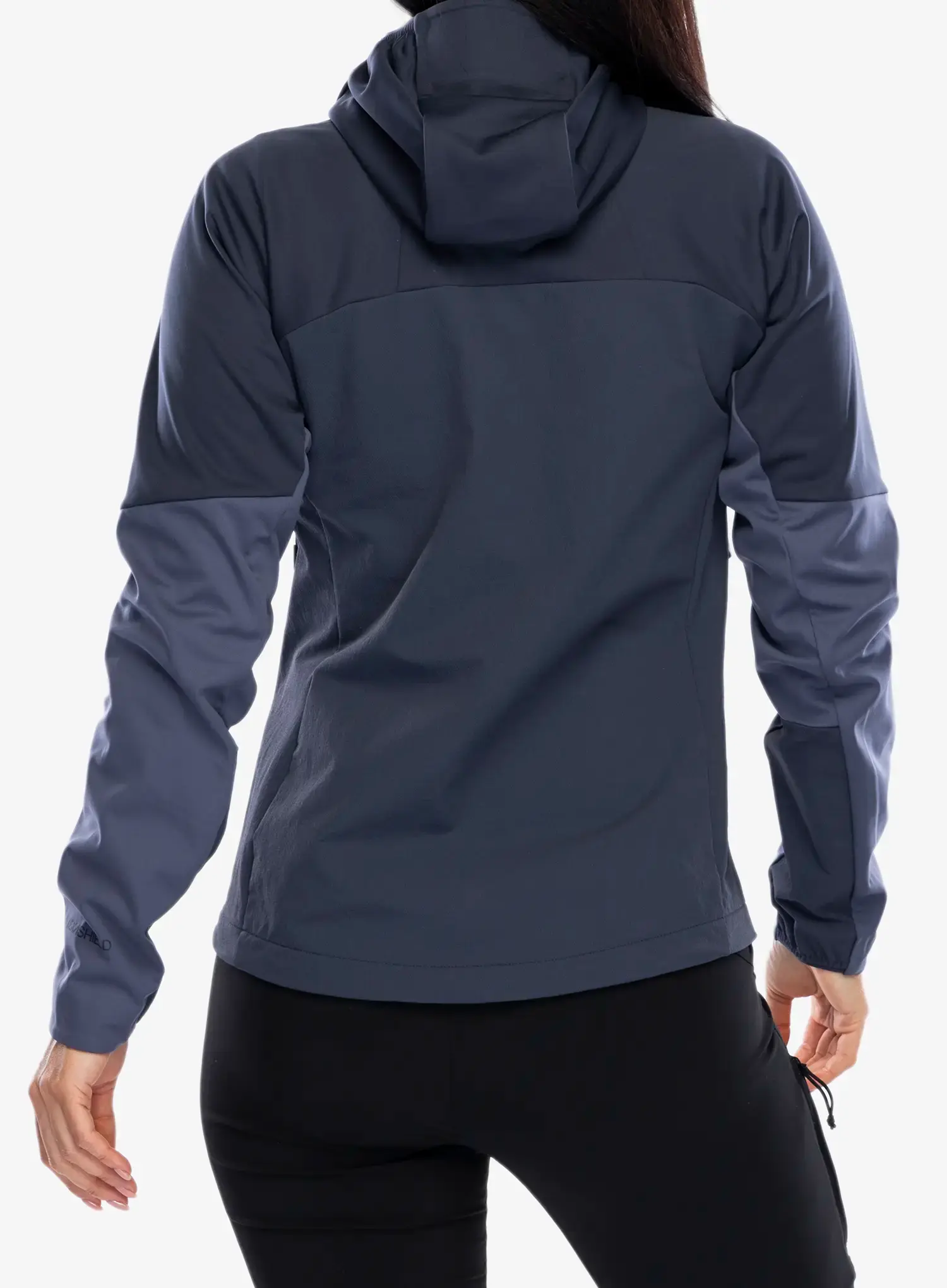 Ženska softshell jakna Jack Wolfskin Brisstal Hoody - dolphin