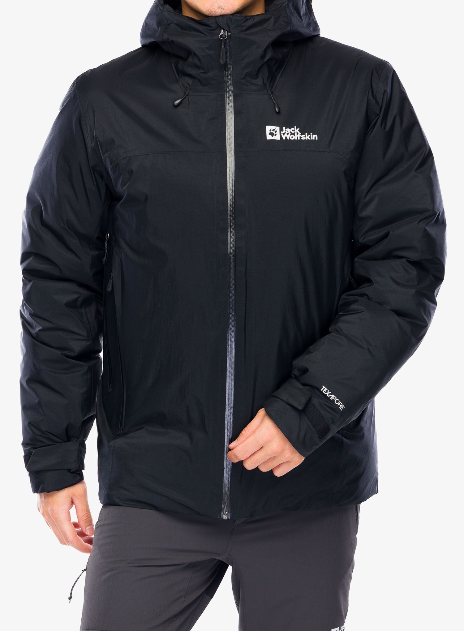 Puhovka Jack Wolfskin Cyrox 2L Down Jacket - black