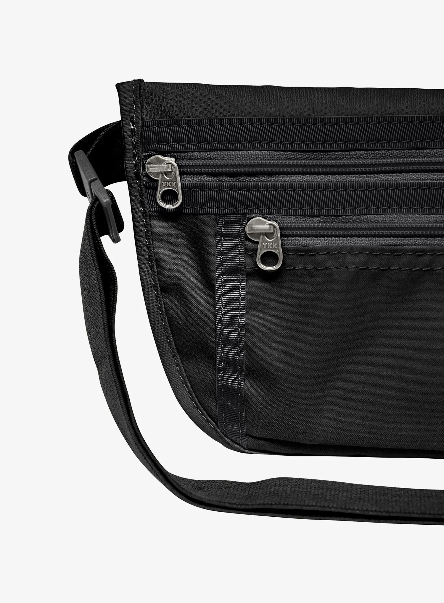 Torbica za okoli pasu Jack Wolfskin Document Belt De Luxe - black