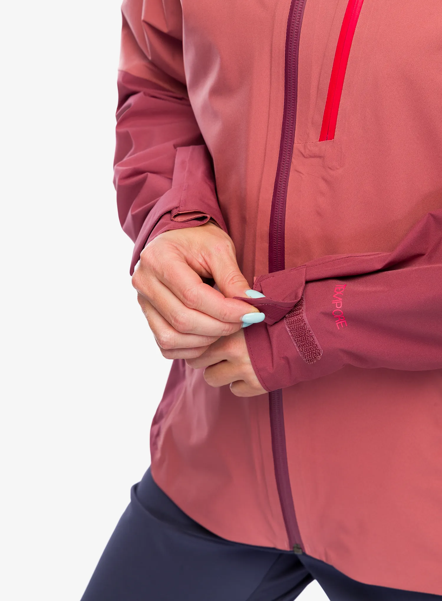 Ženska hardshell jakna Jack Wolfskin Eagle Peak 2L Jacket - mineral red