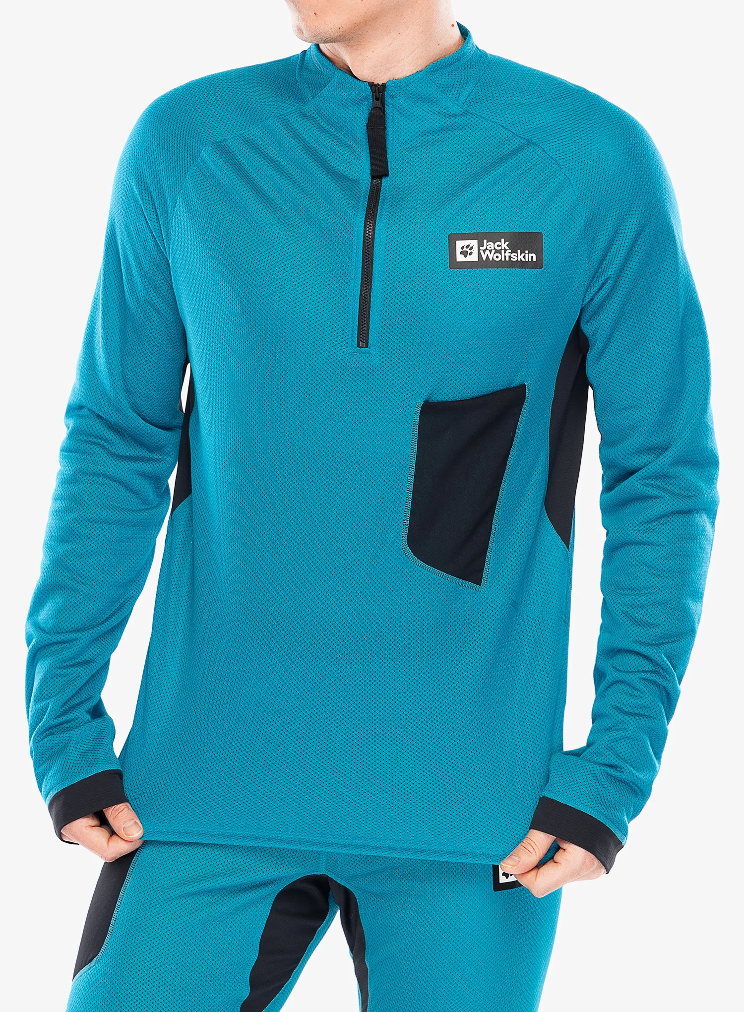 Jopica z zadrgo Jack Wolfskin Expdn Octa HZ - everest blue