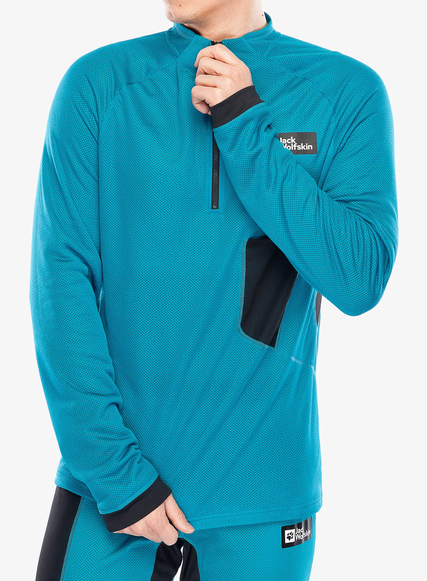 Jopica z zadrgo Jack Wolfskin Expdn Octa HZ - everest blue