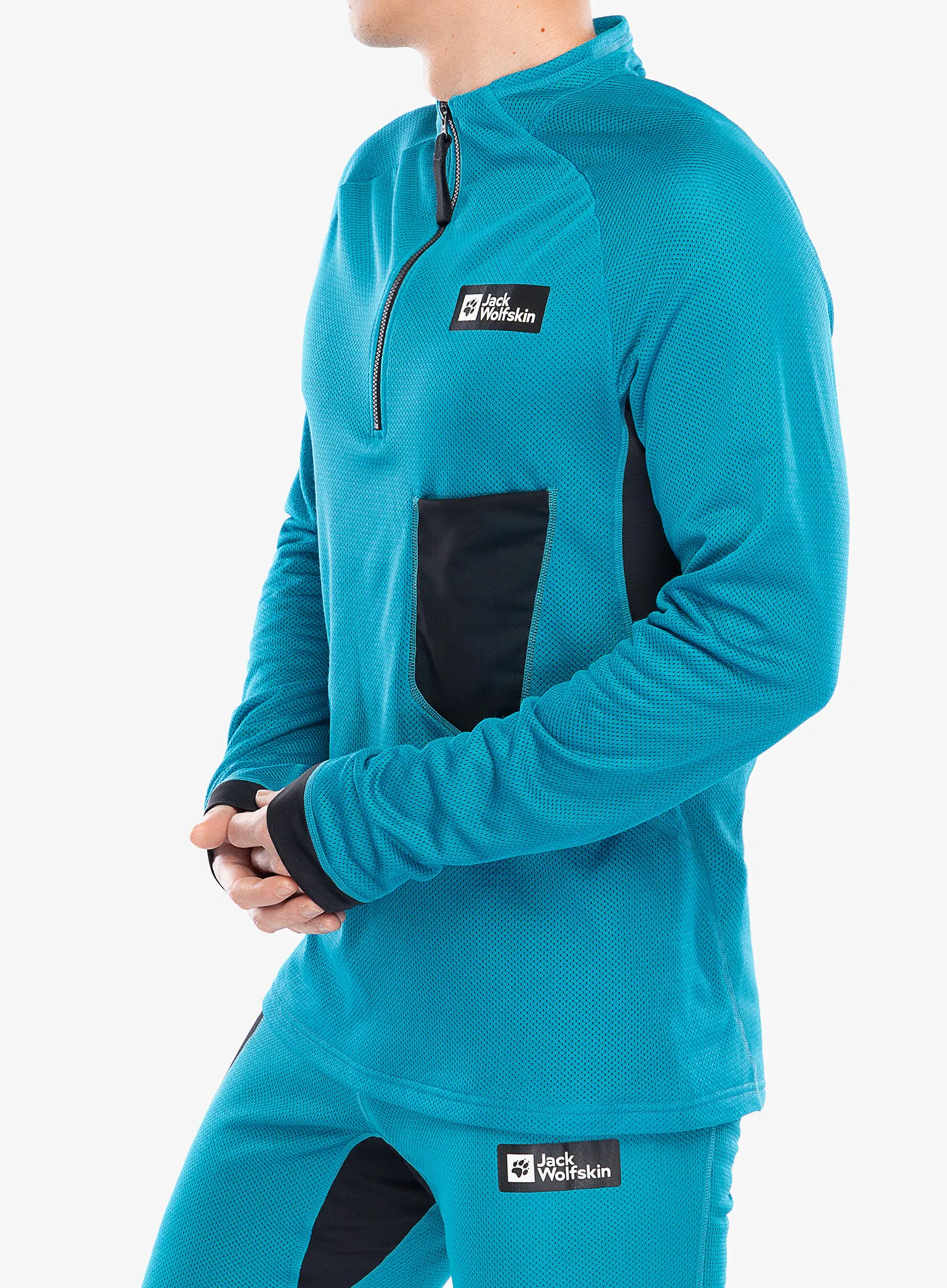 Jopica z zadrgo Jack Wolfskin Expdn Octa HZ - everest blue