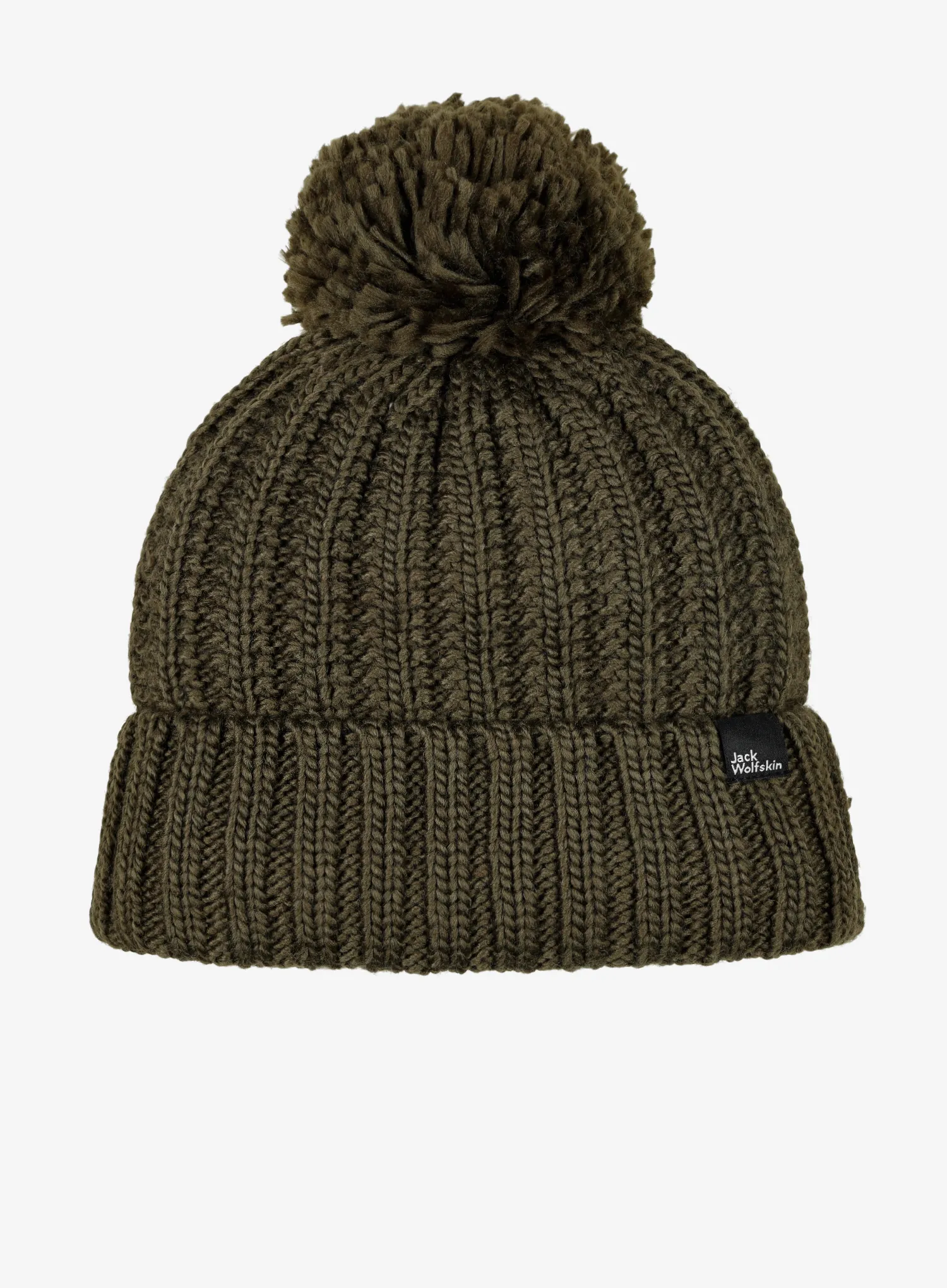 Ženska zimska kapa Jack Wolfskin Highloft Knit Beanie - island moss