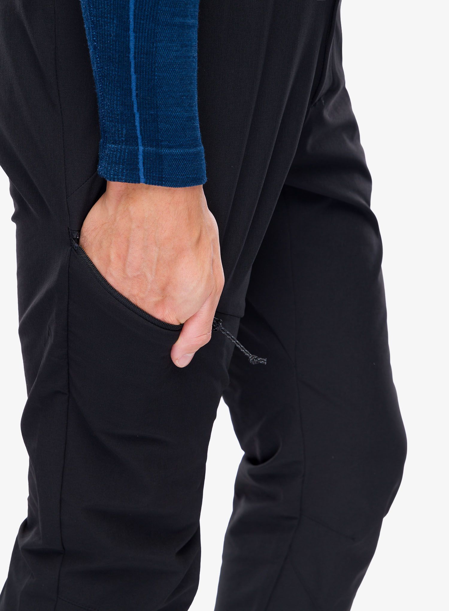 Softshell hlače Jack Wolfskin Holdsteig Pants - black