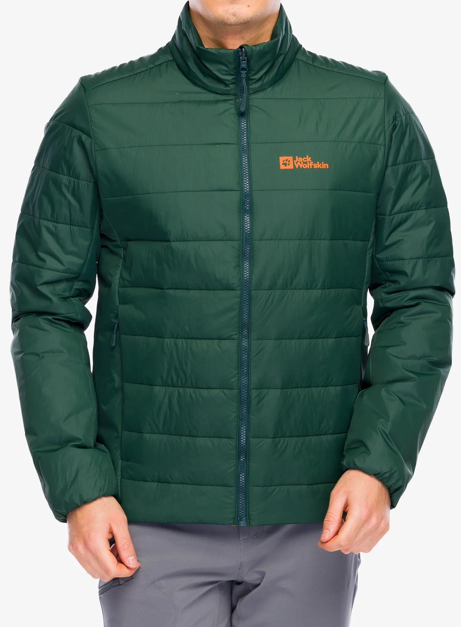 Sintetična jakna Jack Wolfskin Lapawa Ins Jkt - black olive