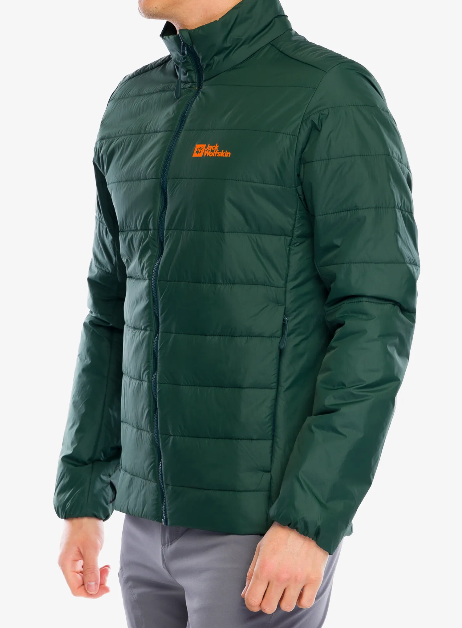Sintetična jakna Jack Wolfskin Lapawa Ins Jkt - black olive