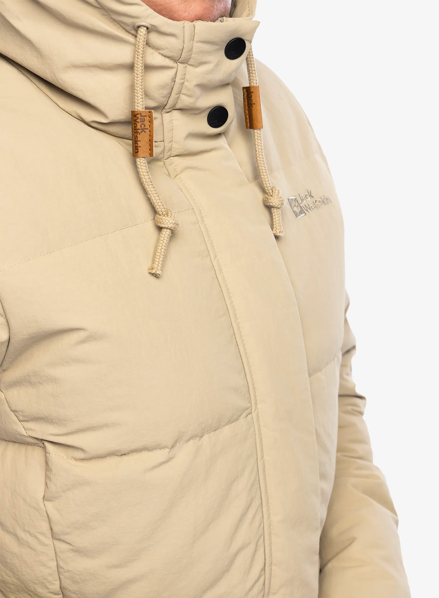 Puhast plašč Jack Wolfskin Nordlicht Coat - anis