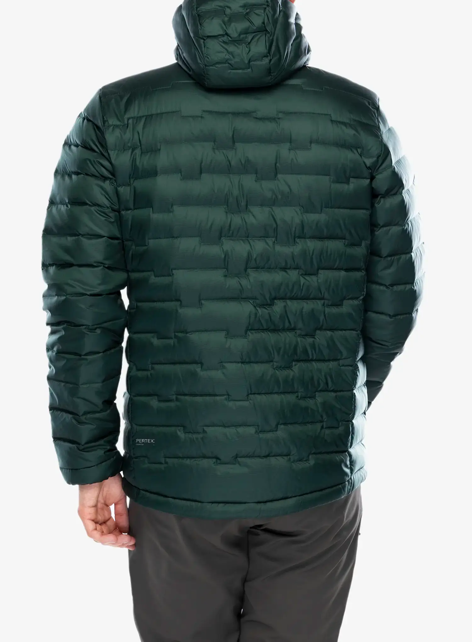 Puhovka Jack Wolfskin Passamani Down Hoody - black olive