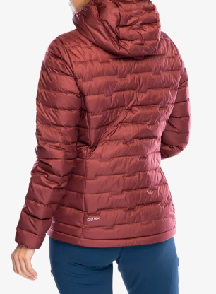 Ženska puhovka Jack Wolfskin Passamani Down Hoody - red ochre