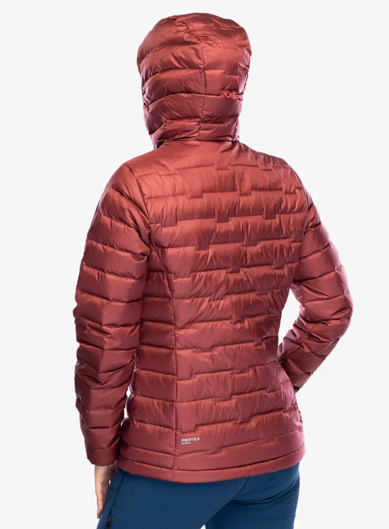 Ženska puhovka Jack Wolfskin Passamani Down Hoody - red ochre