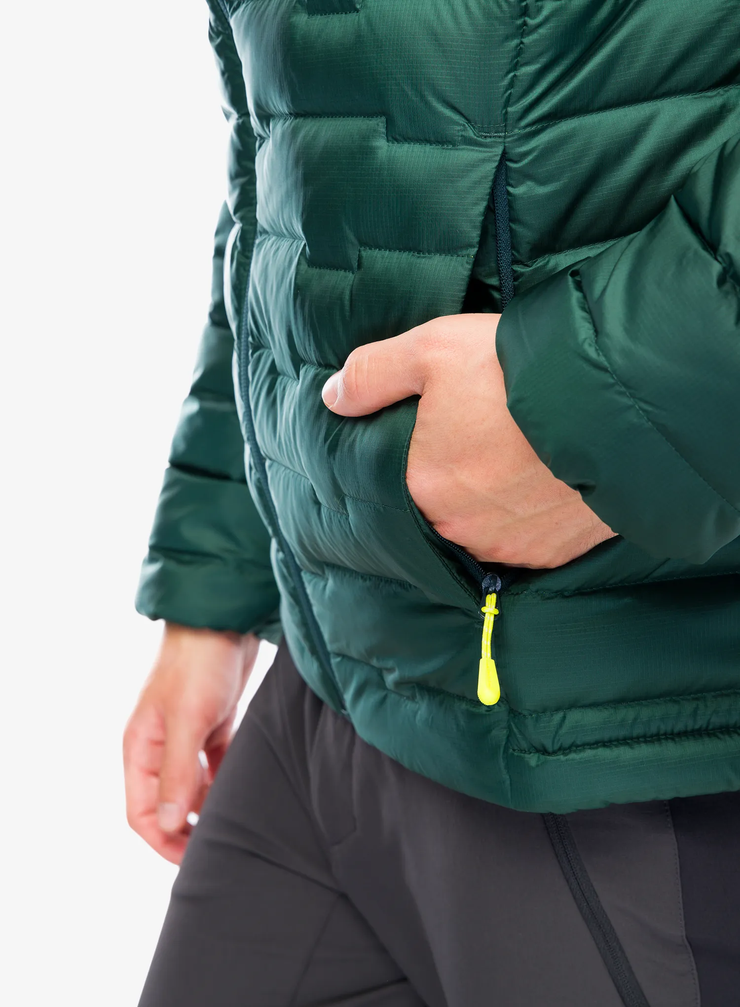 Puhovka Jack Wolfskin Passamani Down Jacket - black olive