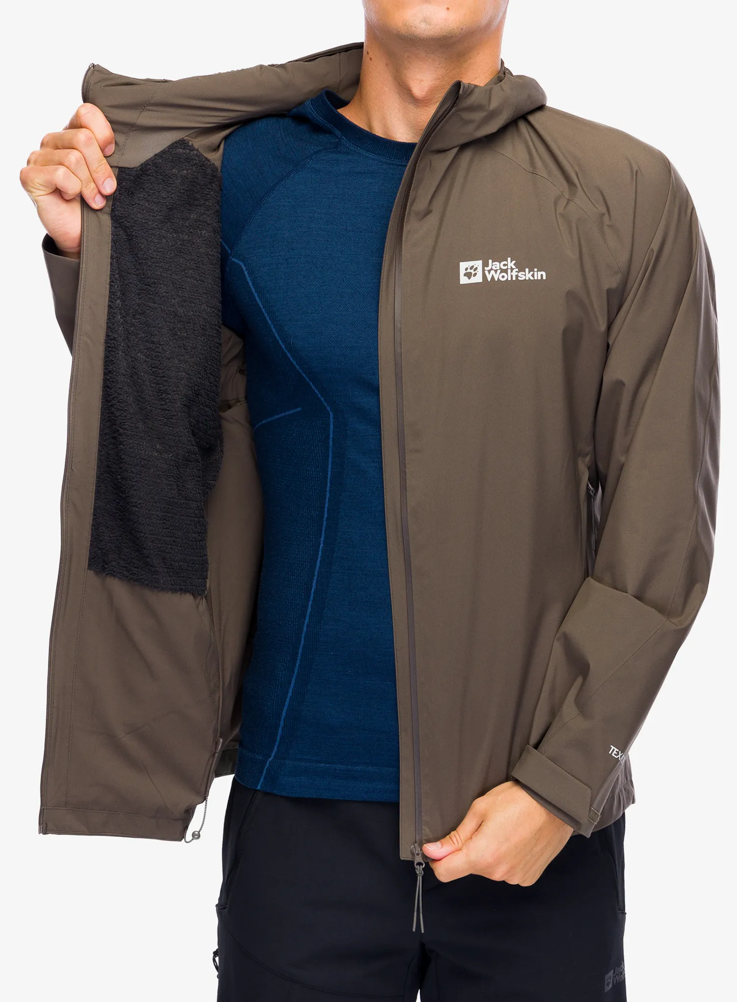 Sintetična jakna Jack Wolfskin Prelight 2L Ins Jacket - cold coffee