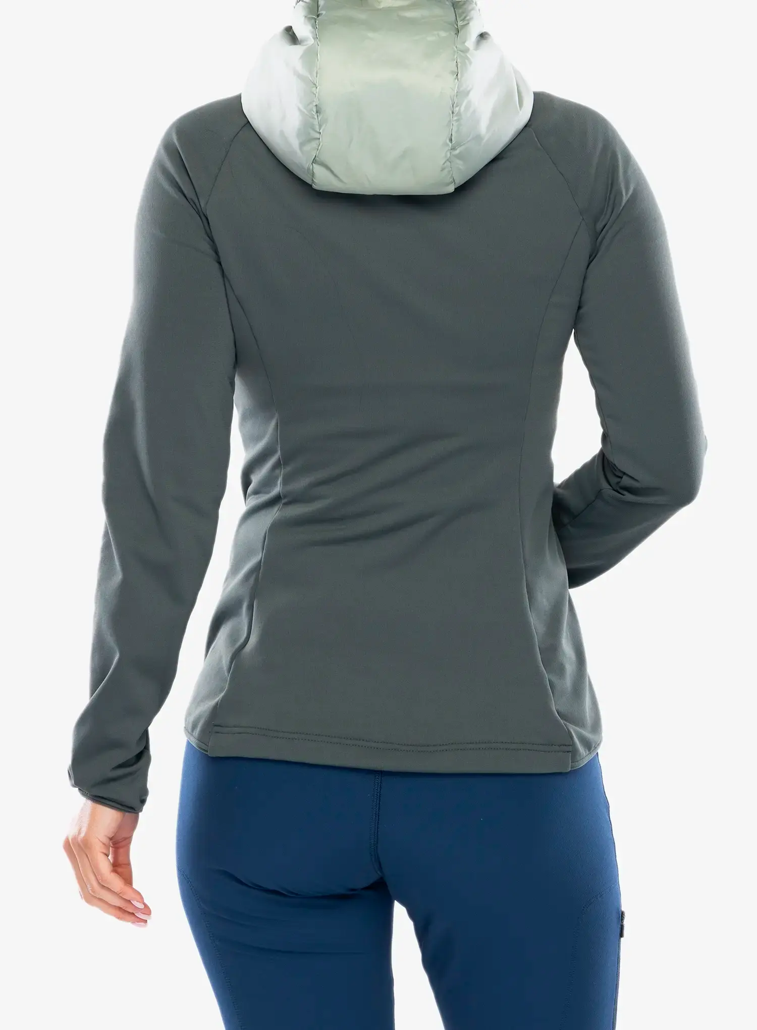 Ženska hibridna jakna Jack Wolfskin Routeburn Pro Hybrid - mint leaf