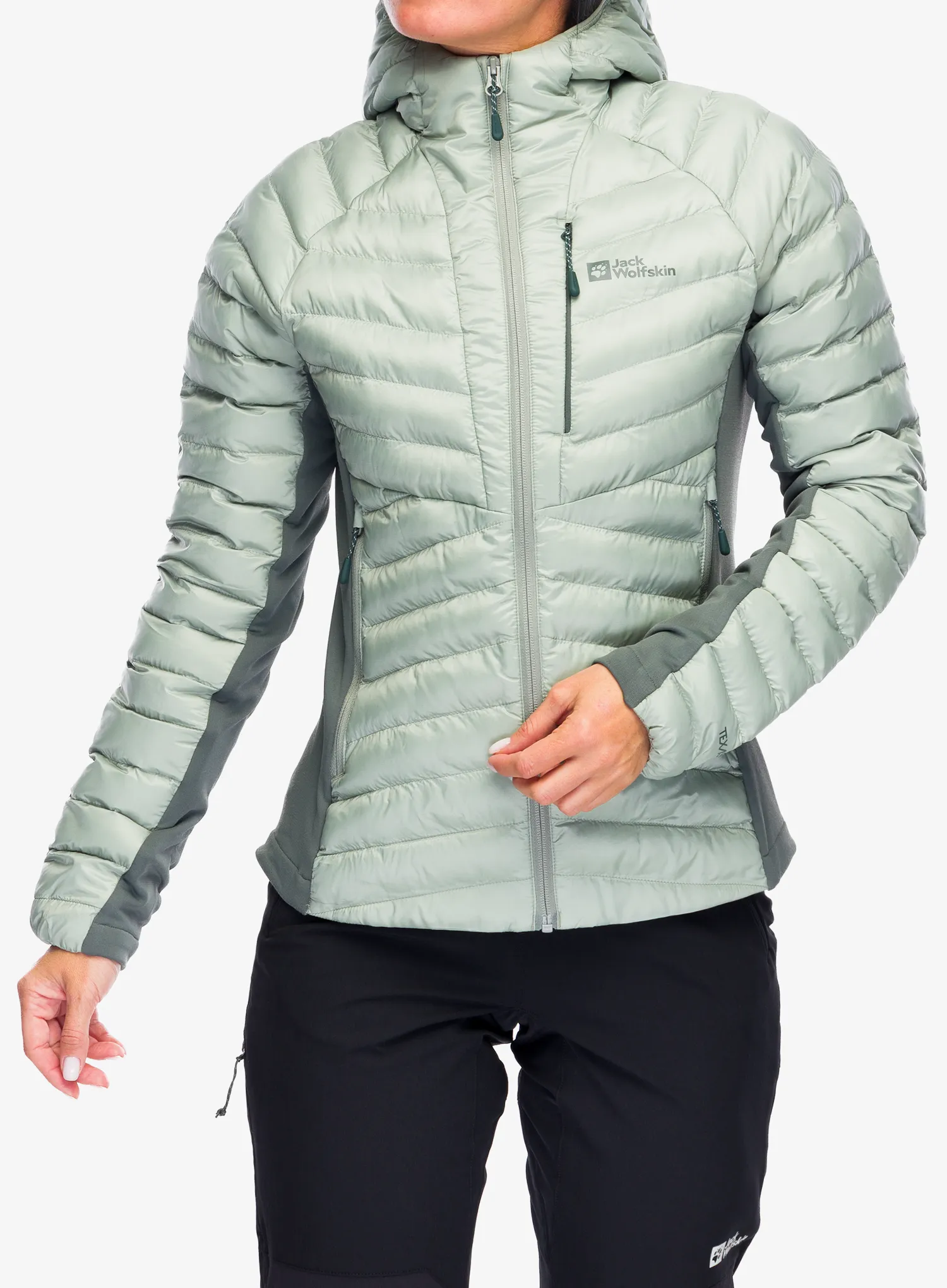 Ženska sintetična jakna Jack Wolfskin Routeburn Pro Ins Jacket - mint leaf