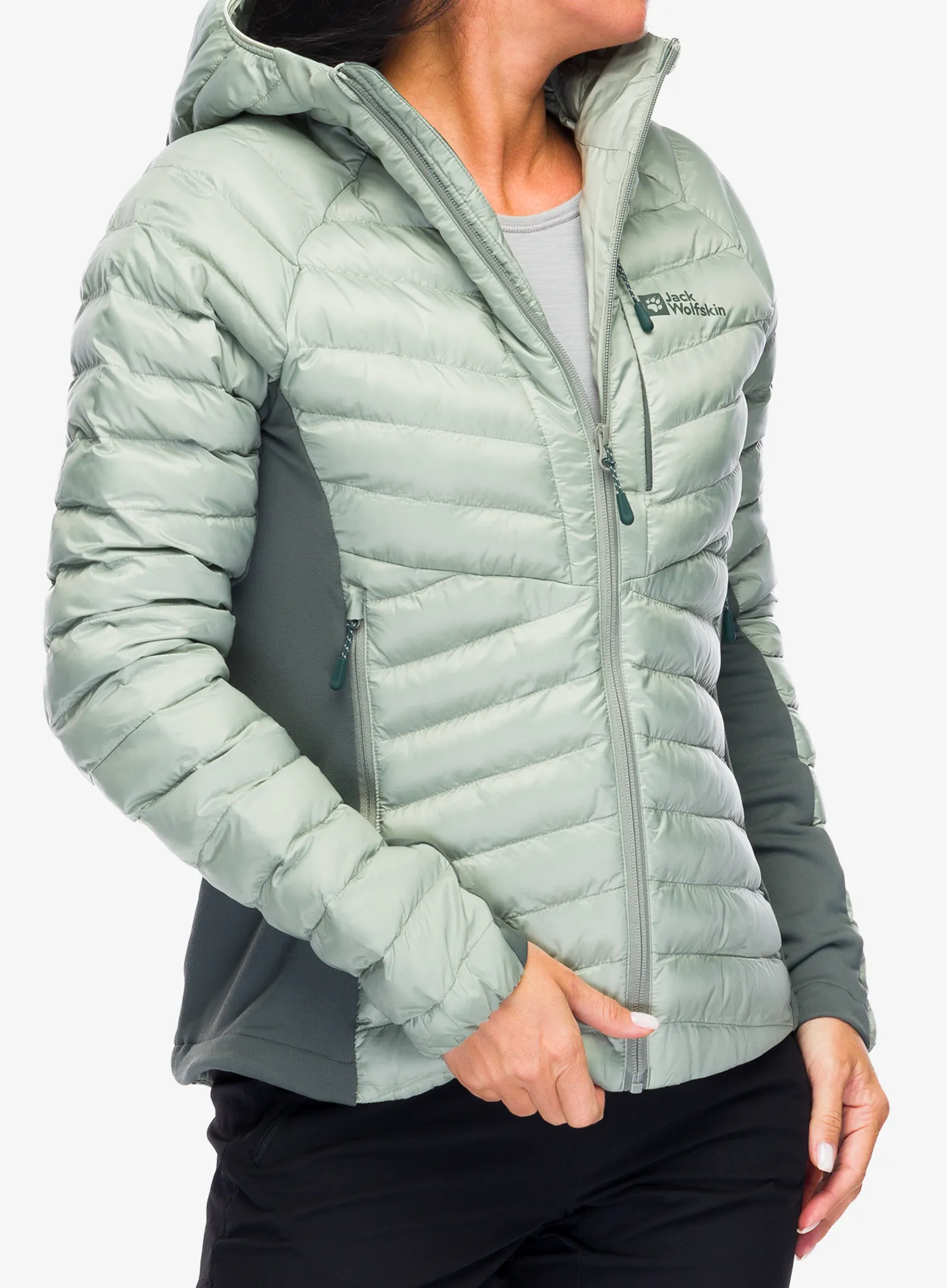 Ženska sintetična jakna Jack Wolfskin Routeburn Pro Ins Jacket - mint leaf