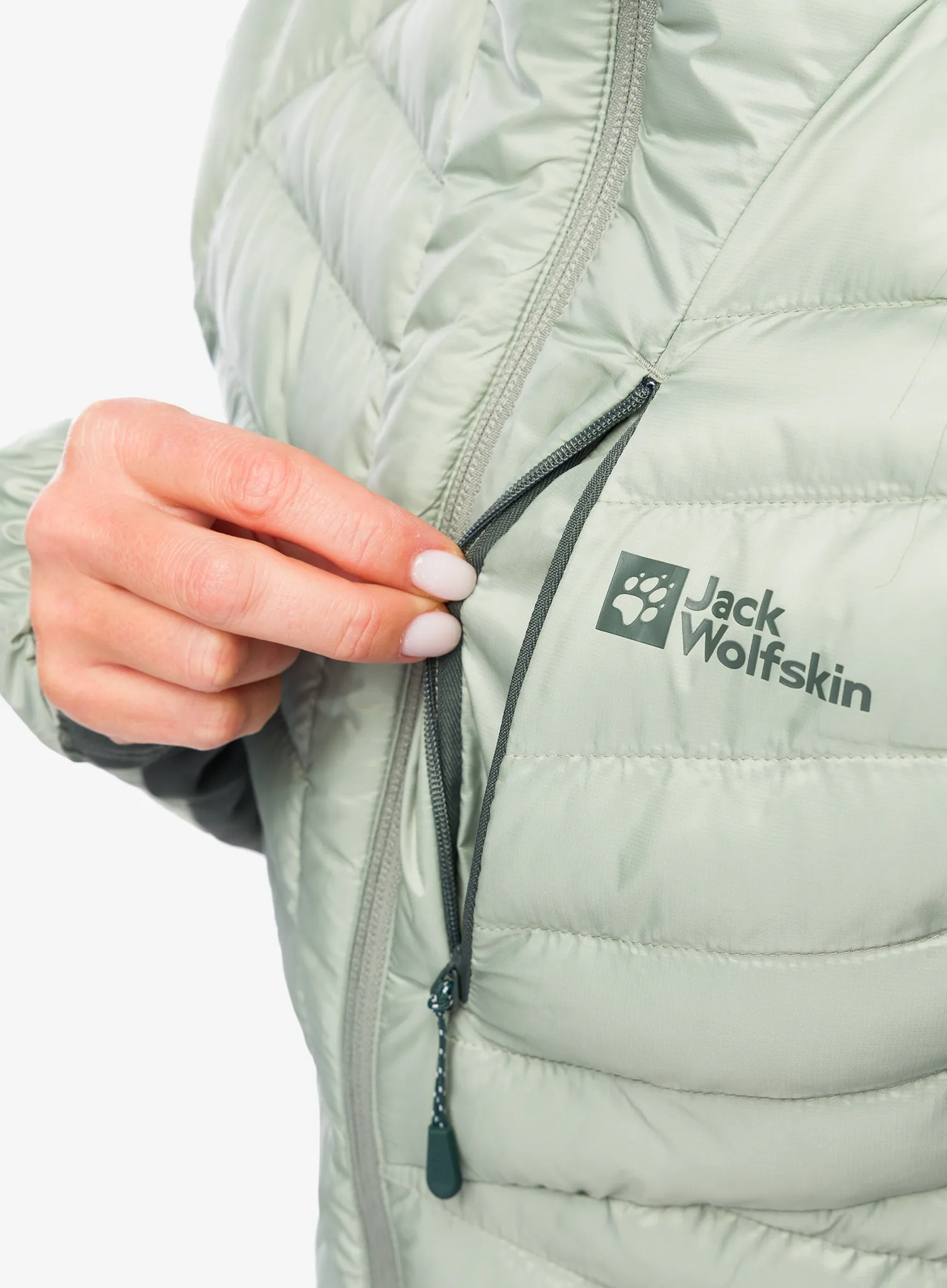 Ženska sintetična jakna Jack Wolfskin Routeburn Pro Ins Jacket - mint leaf