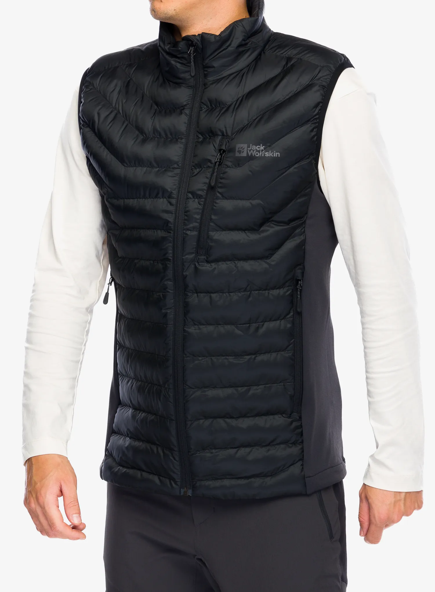 Brezrokavnik Jack Wolfskin Routeburn Pro Ins Vest - black