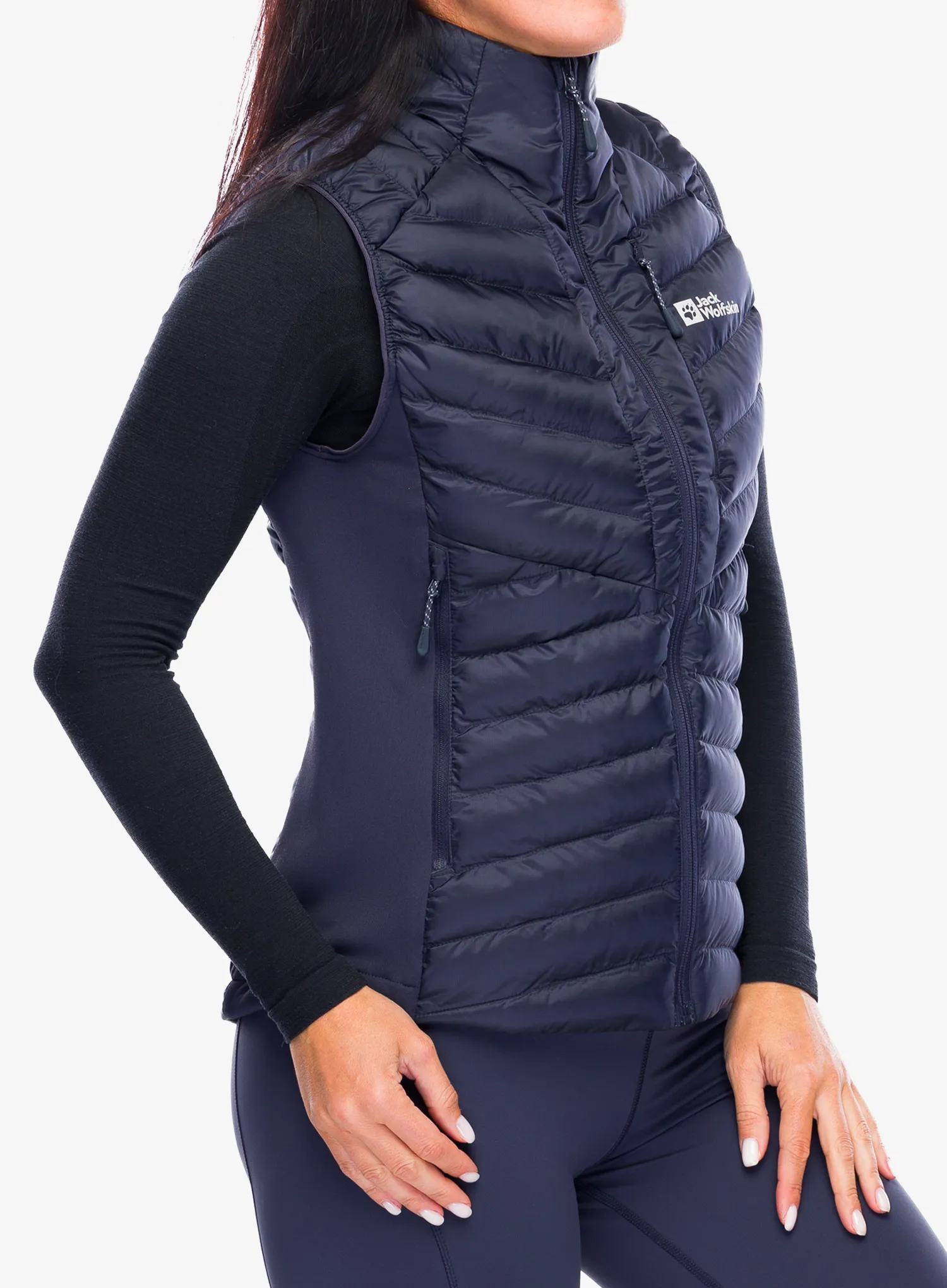 Ženski brezrokavnik Jack Wolfskin Routeburn Pro Ins Vest - graphite/cool grey