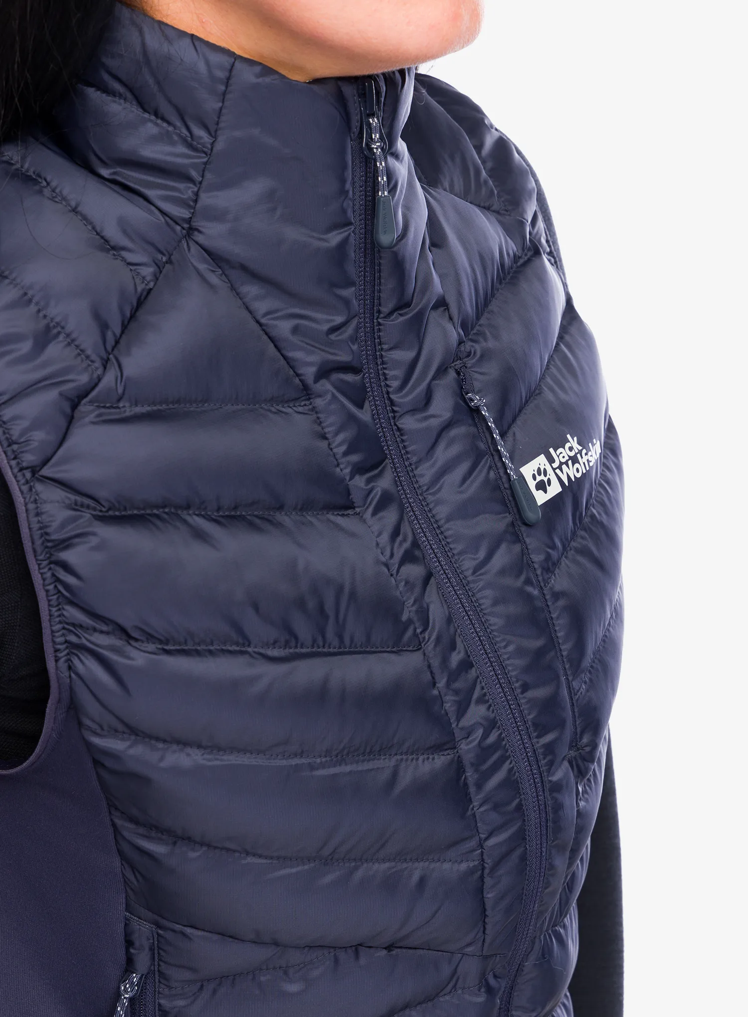 Ženski brezrokavnik Jack Wolfskin Routeburn Pro Ins Vest - graphite/cool grey