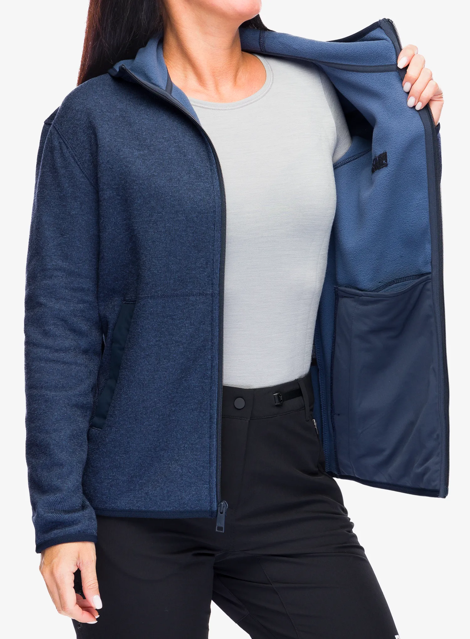 Flis Jack Wolfskin Tannenspur Jacket - night blue