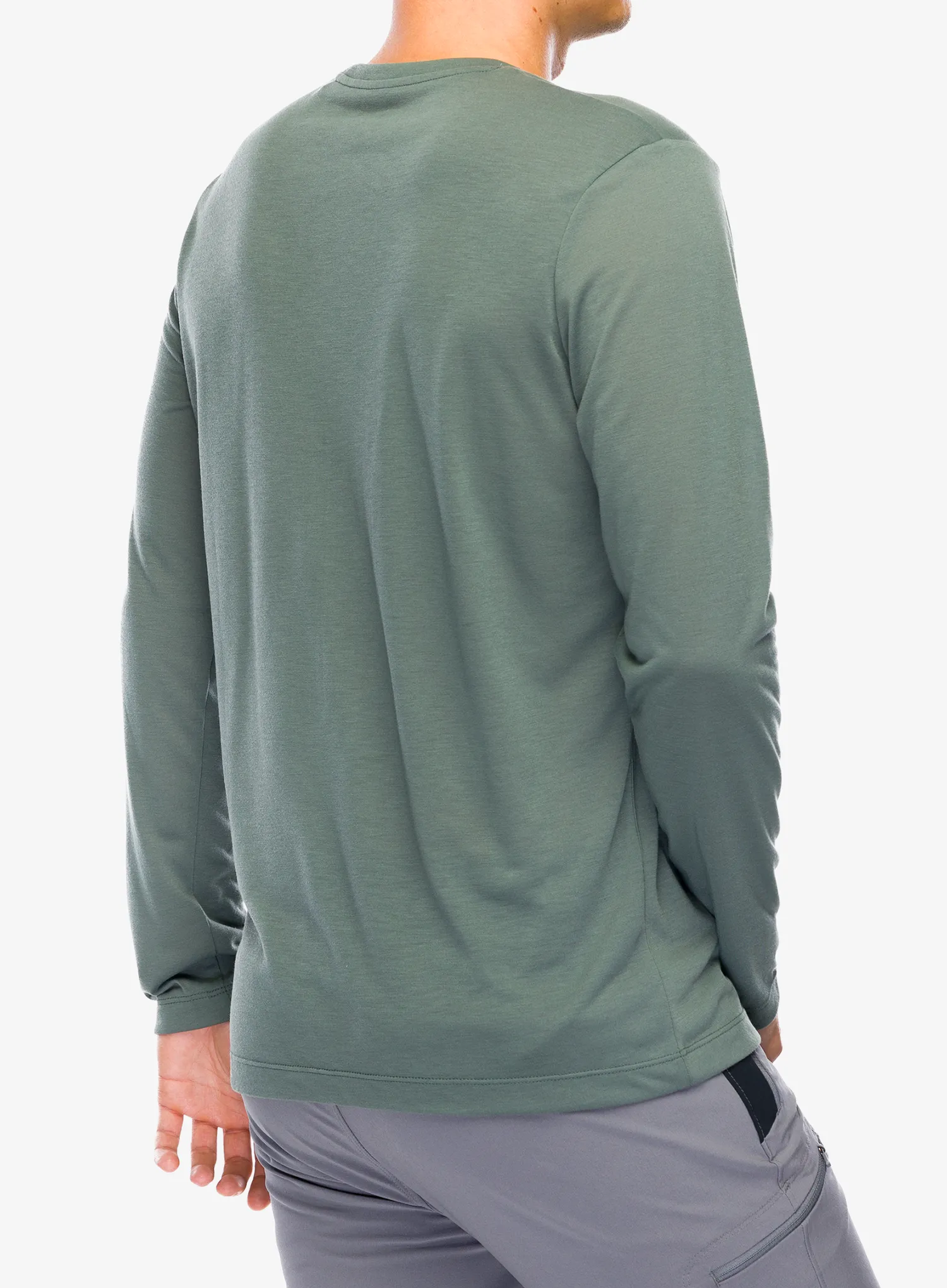 Majica z dolgimi rokavi Jack Wolfskin Vonnan LS T - slate green