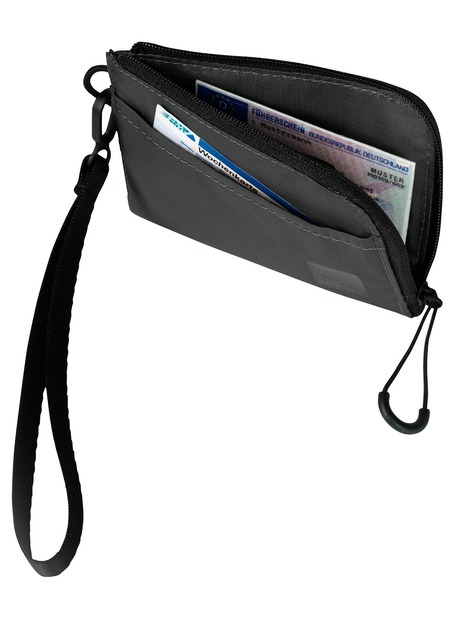 Denarnica Jack Wolfskin Wandermood Wallet - granite black
