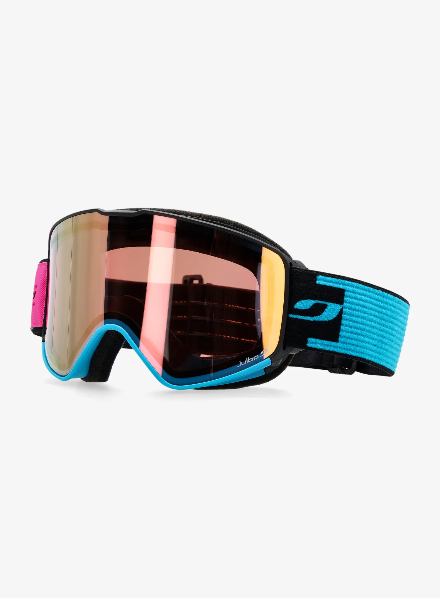 Smučarska očala Julbo Cyrius - REACTIV 1-3 Glare Control - dark gray/blue/pink flash