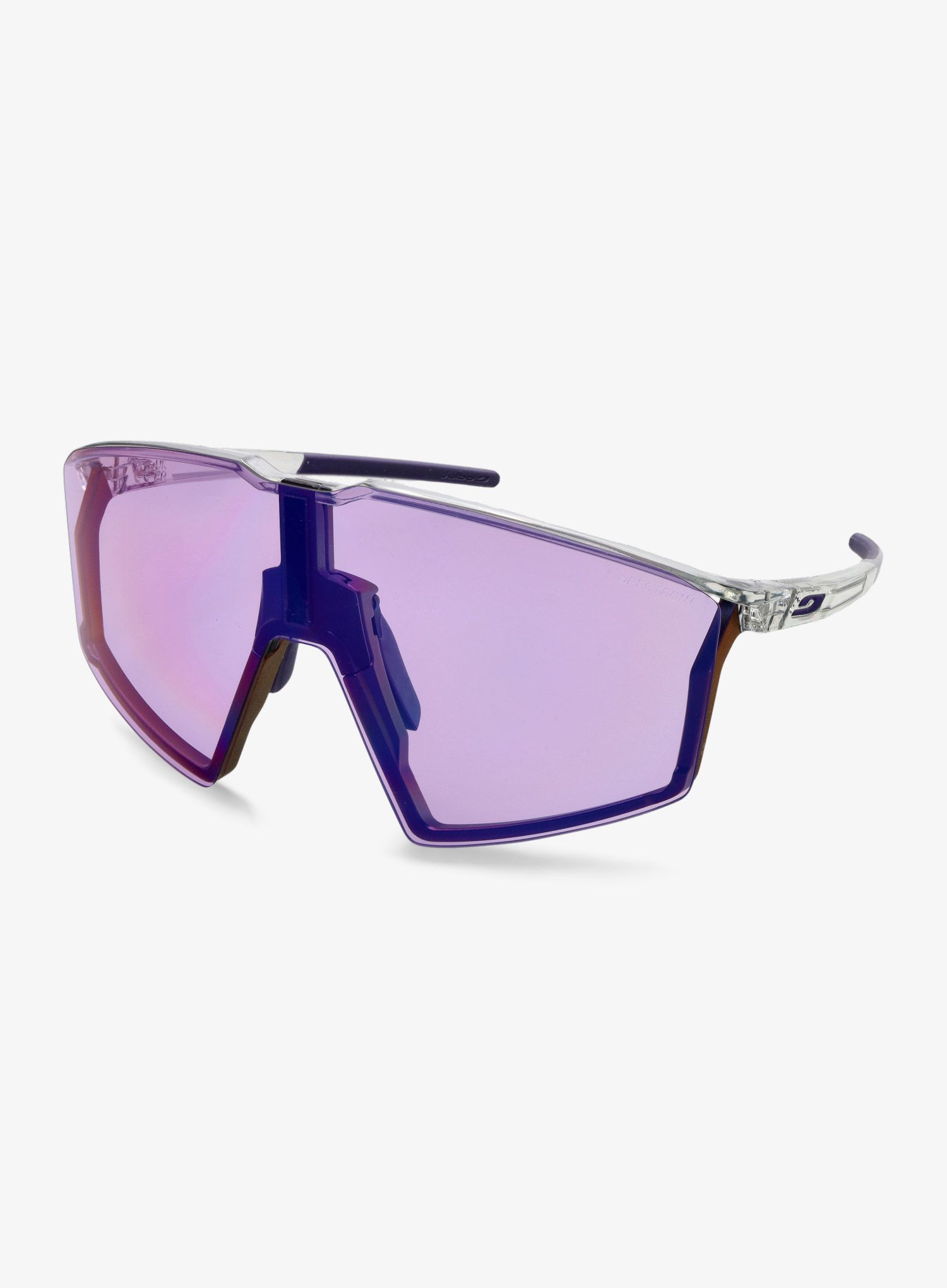 Očala za kolesarjenje Julbo Edge - Spectron 1 - translucent gray/purple