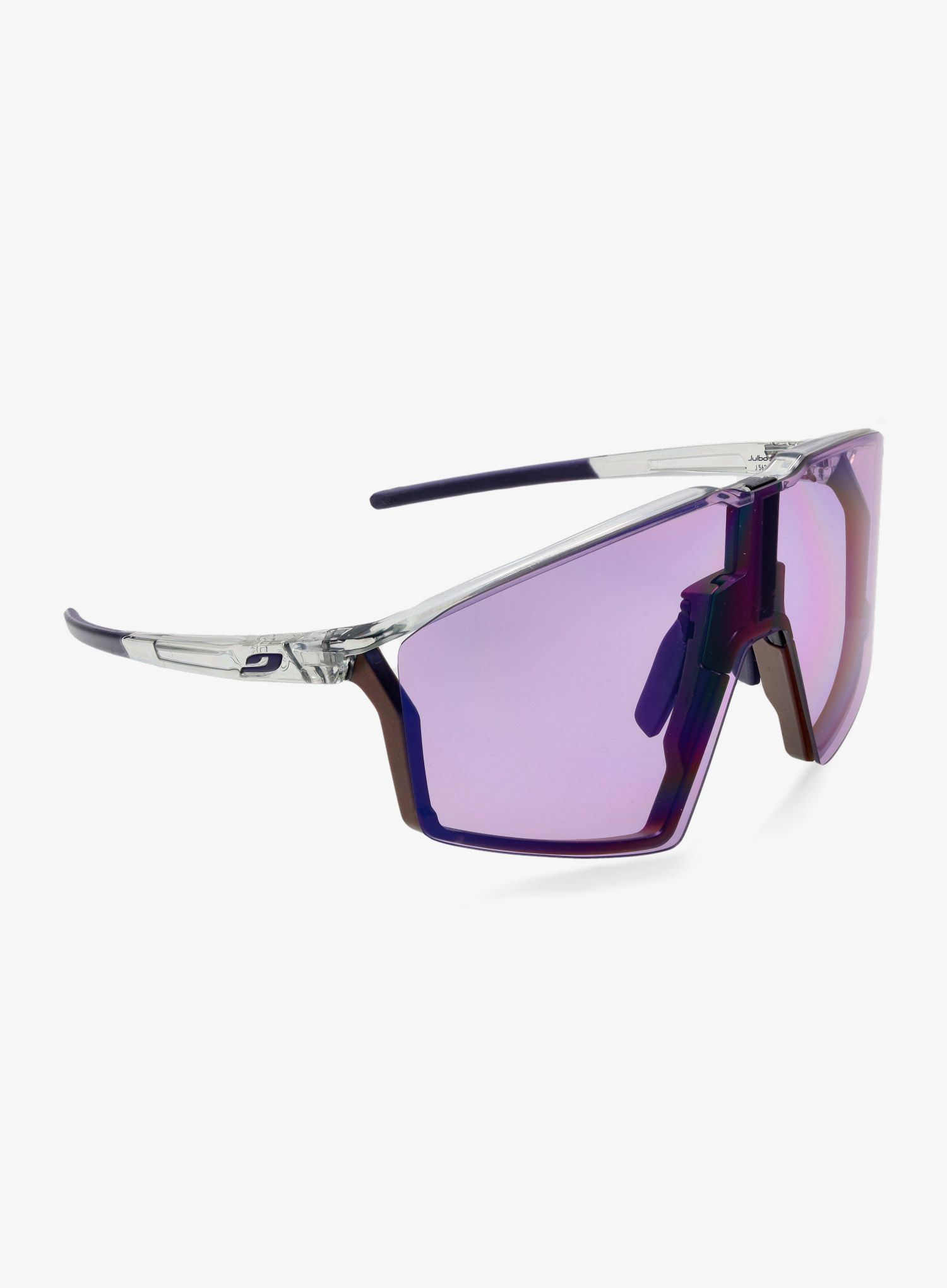 Očala za kolesarjenje Julbo Edge - Spectron 1 - translucent gray/purple