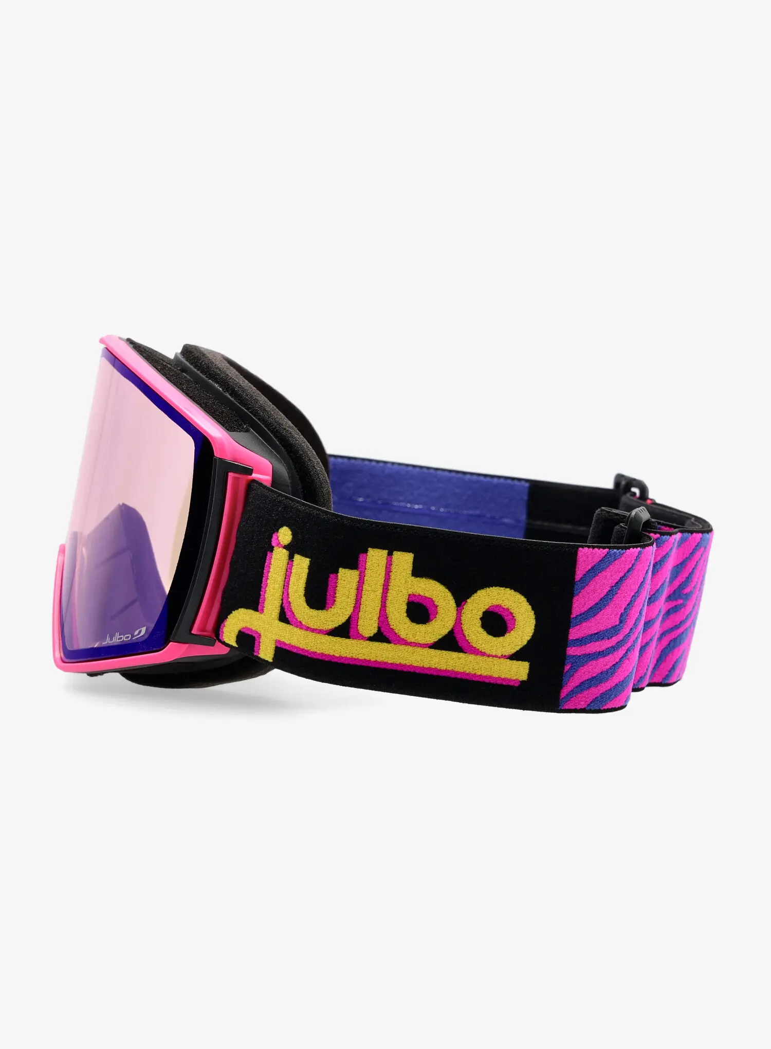 Smučarska očala Julbo Launcher - REACTIV 1-3 High Contrast - pink/black/blue flash