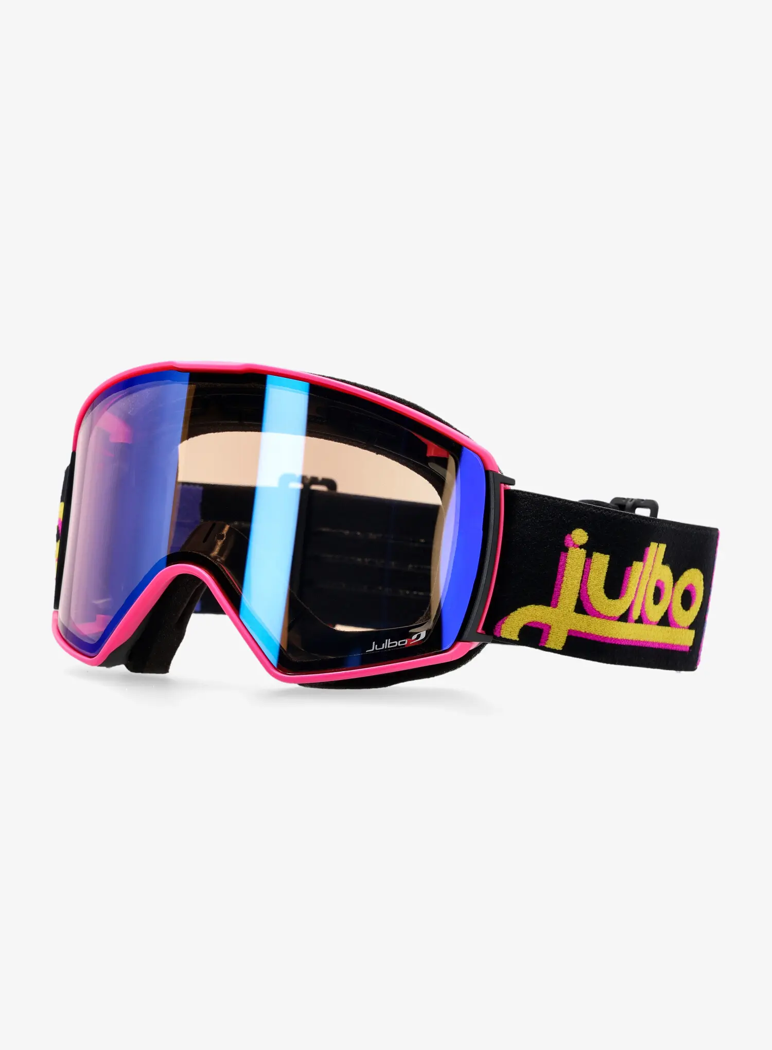 Smučarska očala Julbo Launcher - REACTIV 1-3 High Contrast - pink/black/blue flash