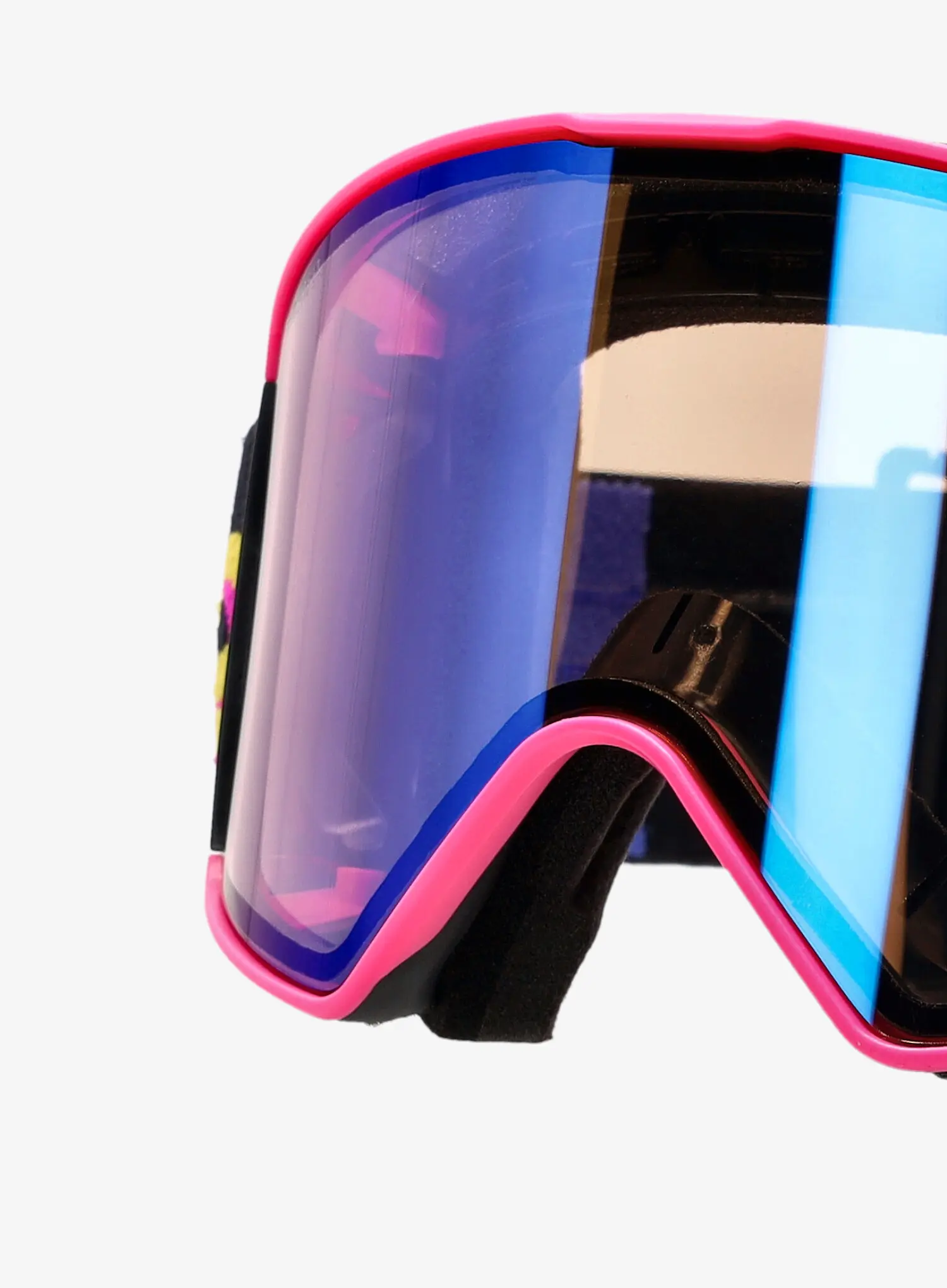 Smučarska očala Julbo Launcher - REACTIV 1-3 High Contrast - pink/black/blue flash