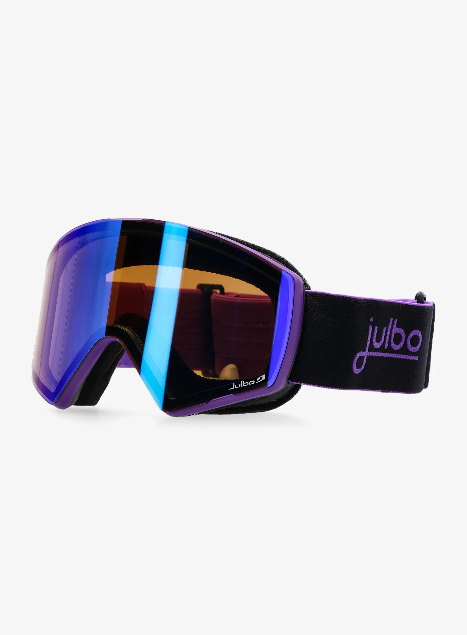 Smučarska očala Julbo Razor Edge - REACTIV 2-4 Polarized - purple/black/blue flash