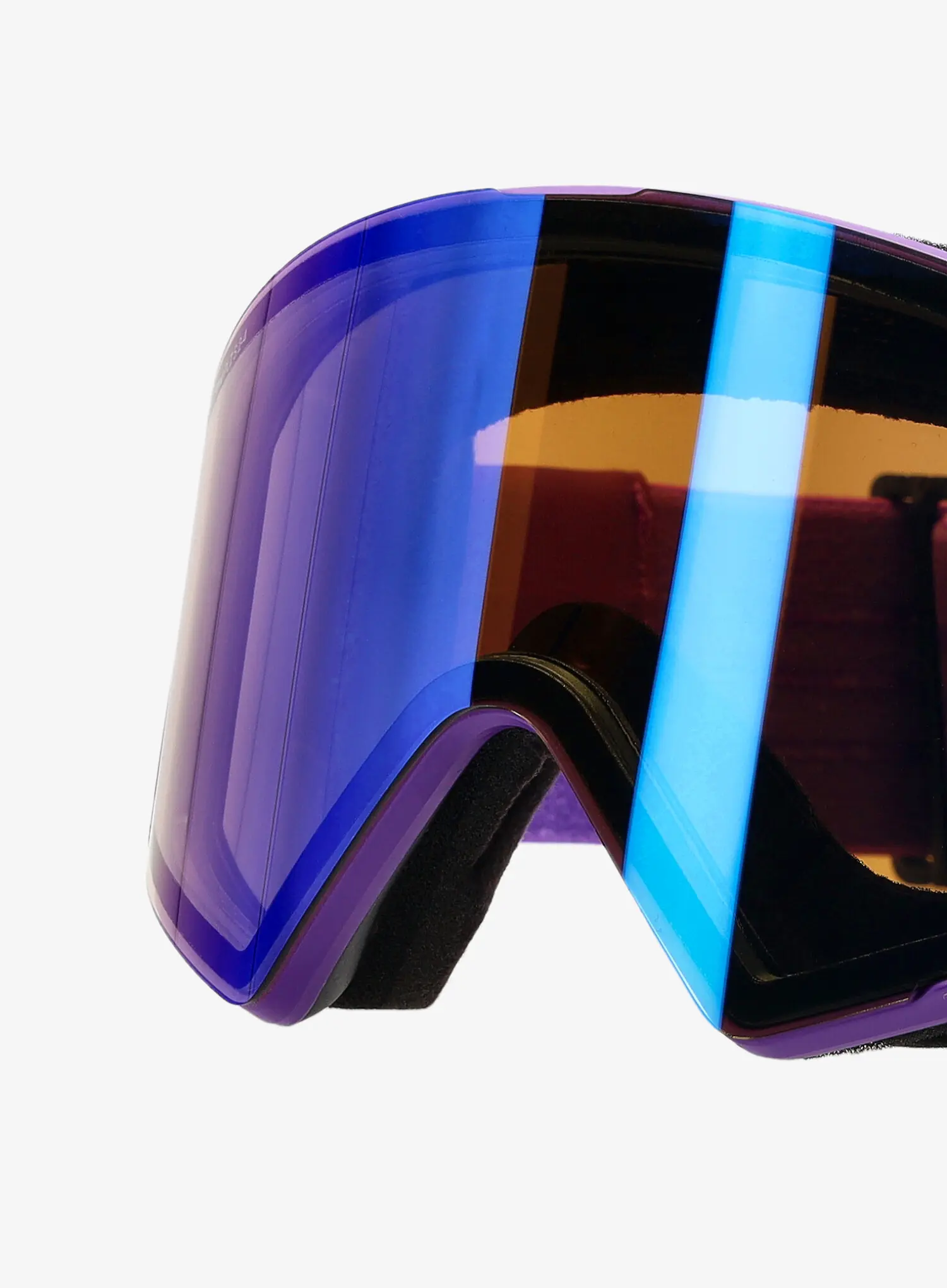 Smučarska očala Julbo Razor Edge - REACTIV 2-4 Polarized - purple/black/blue flash