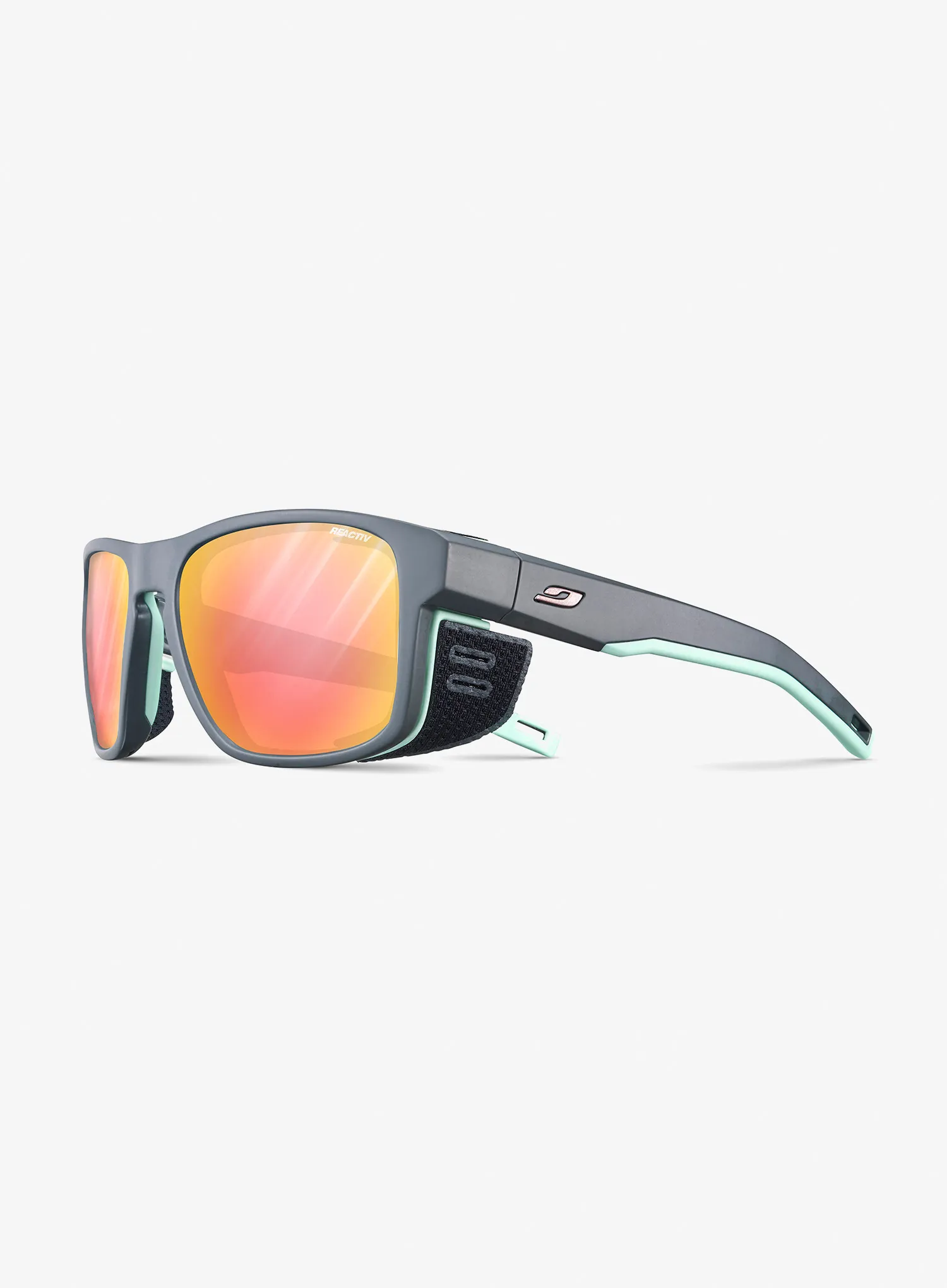 Sončna očala Julbo Shield M - REACTIV Glare Control 1-3 - dark grey/green pastel