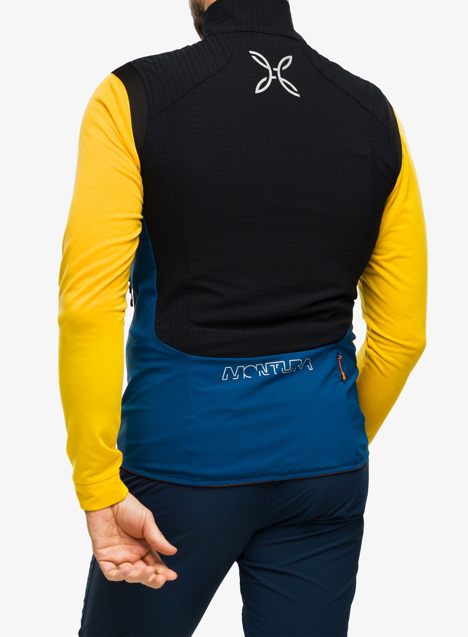 Brezrokavnik Montura Ski Style Vest - deep blue/mandarine