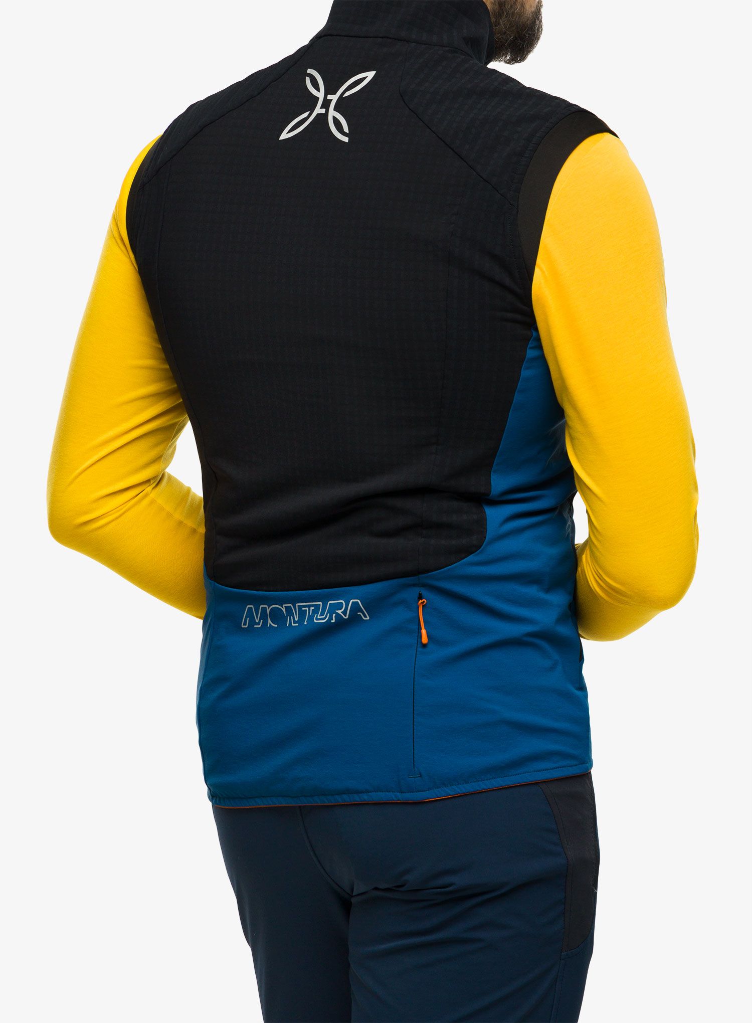 Brezrokavnik Montura Ski Style Vest - deep blue/mandarine
