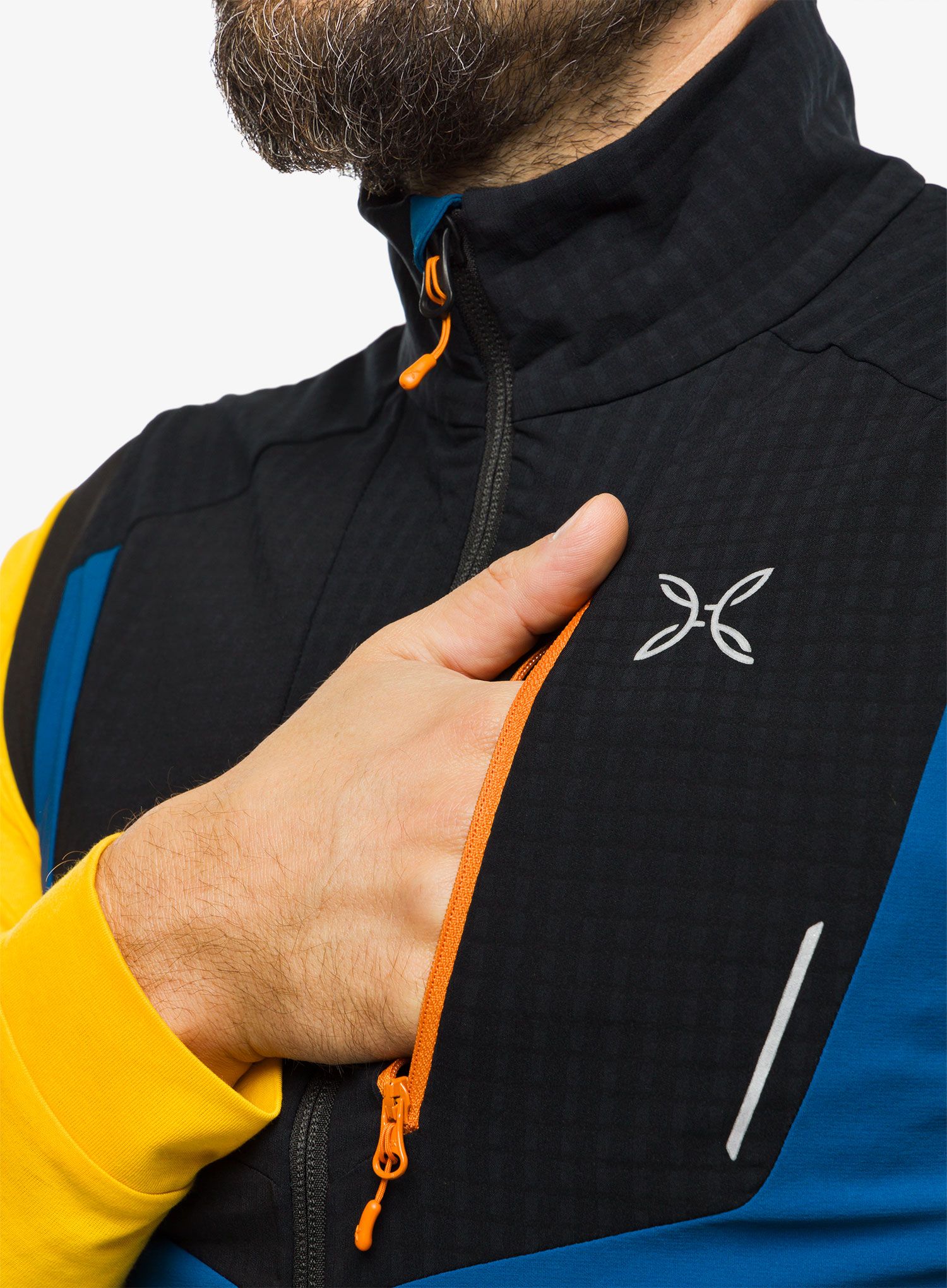 Brezrokavnik Montura Ski Style Vest - deep blue/mandarine