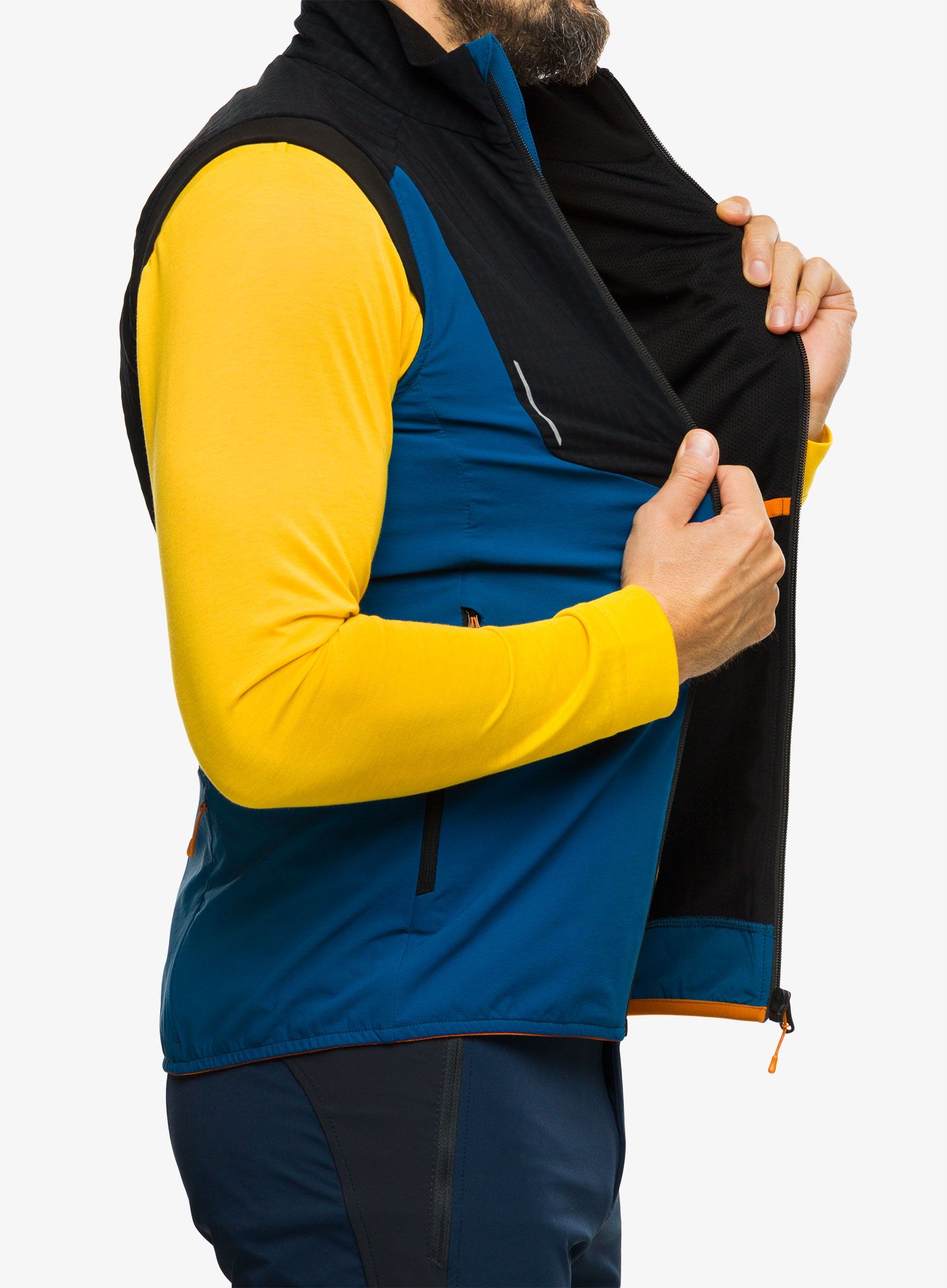 Brezrokavnik Montura Ski Style Vest - deep blue/mandarine