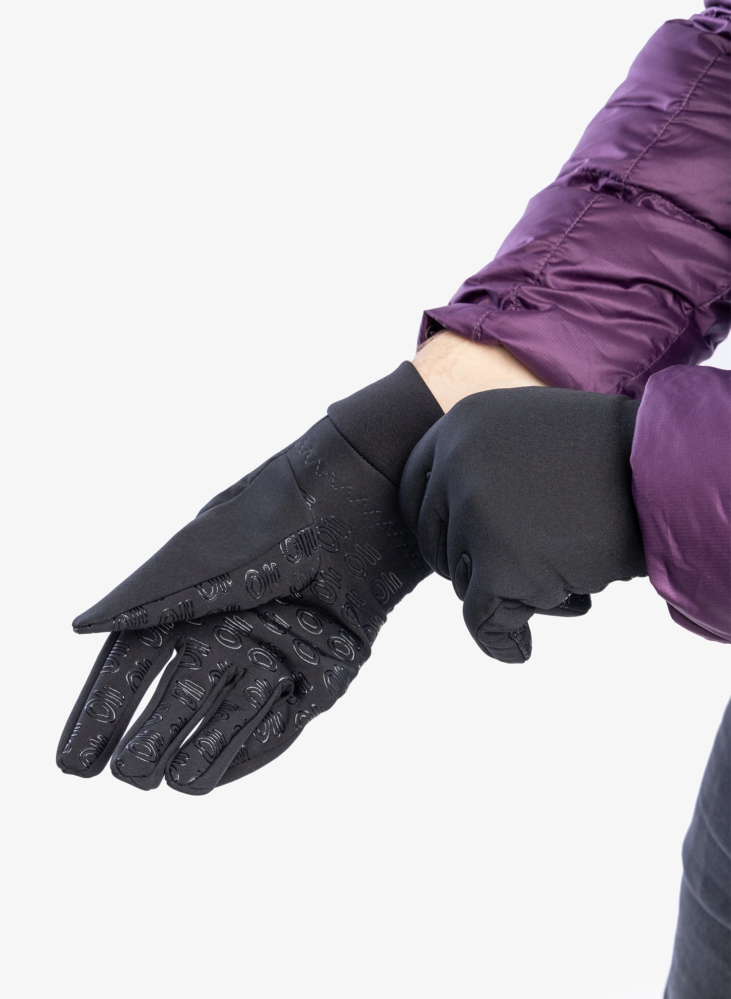 Softshell rokavice Kanfor Berg Pro - black